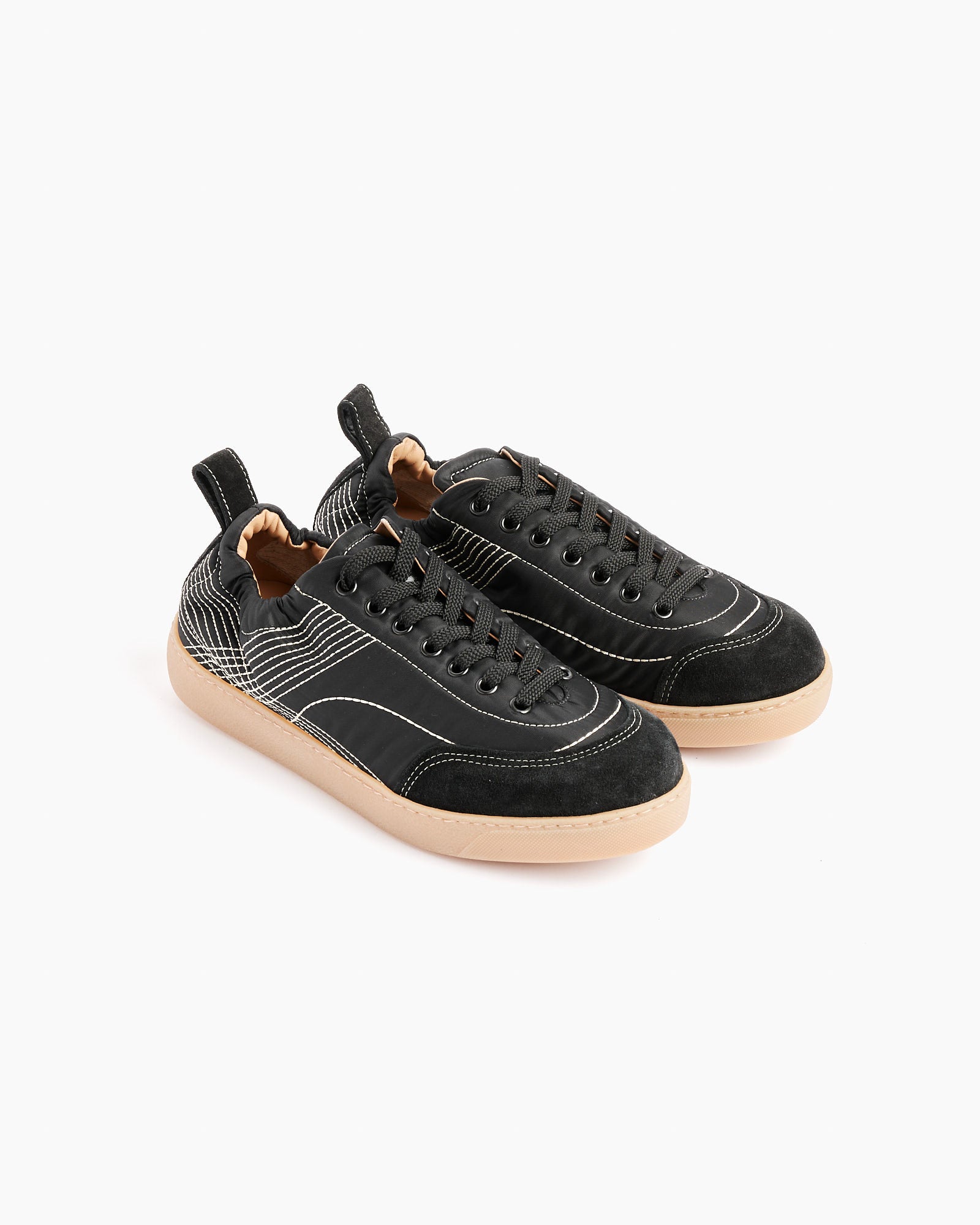 Dries Van Noten 1087-604 Sneaker Black - Black / 41 (259222)