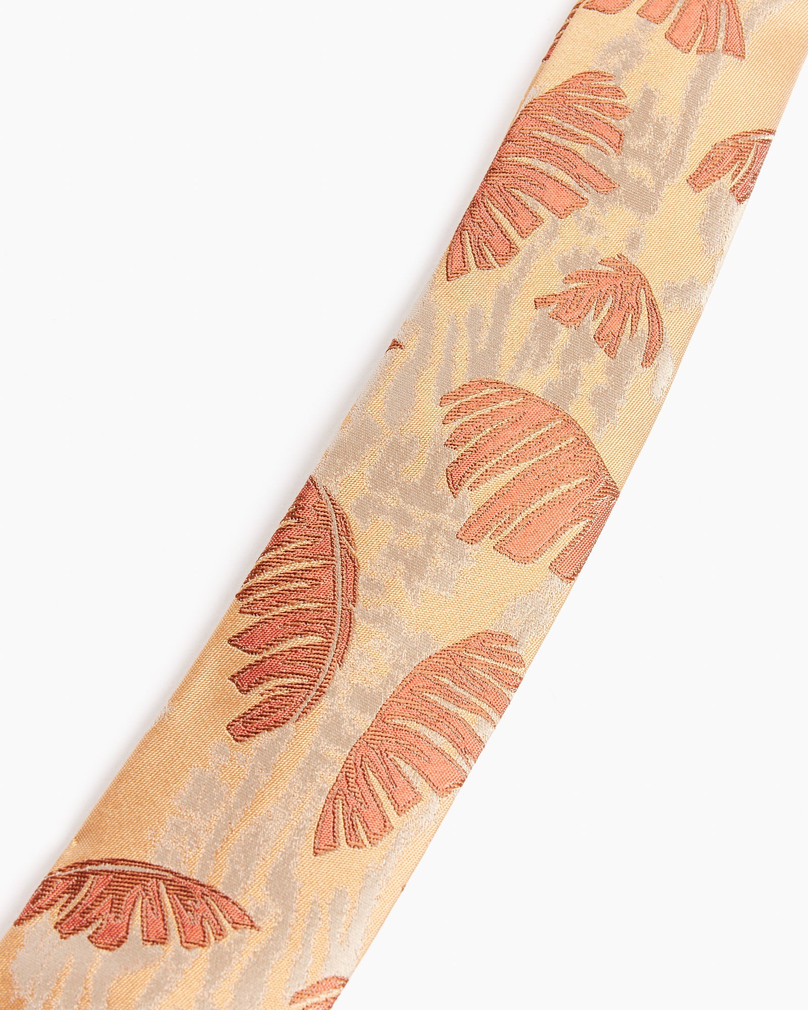 Jacquard Tie in Orange - Orange / OS (259230)