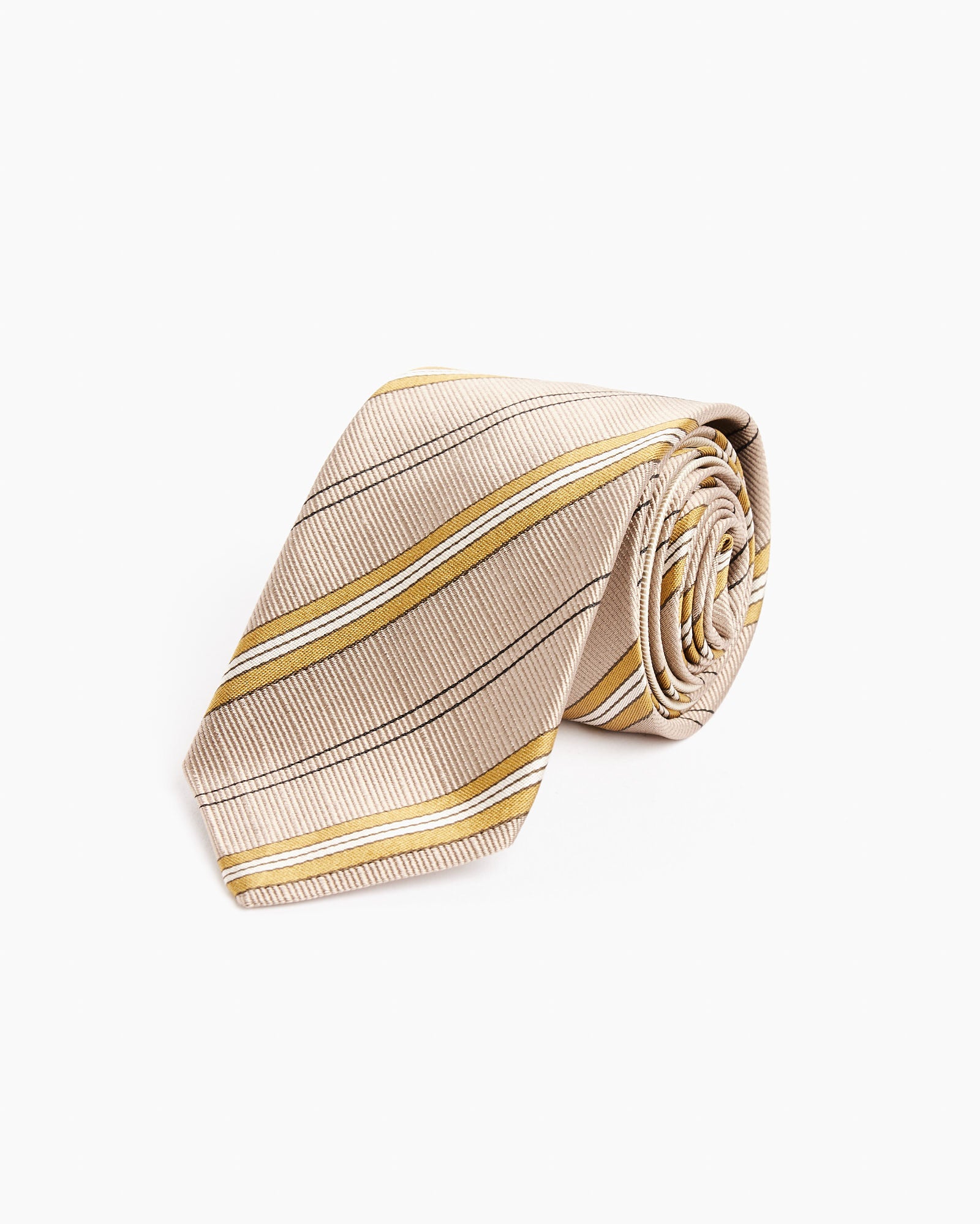 Jacquard Tie in Sand - Sand / OS (259232)