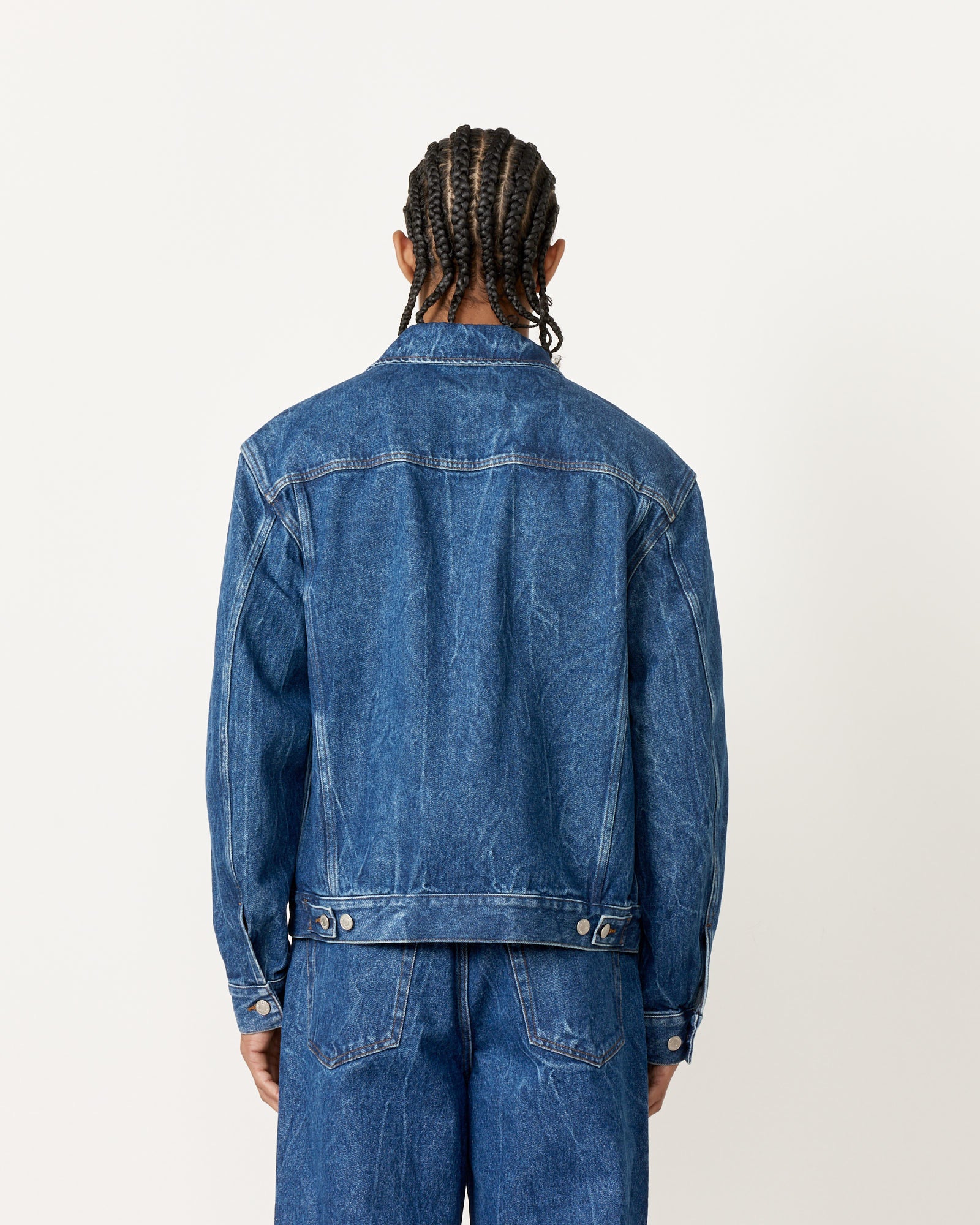 Dries Van Noten Vuskin 8448 Jacket Blue - Blue / M (259240)