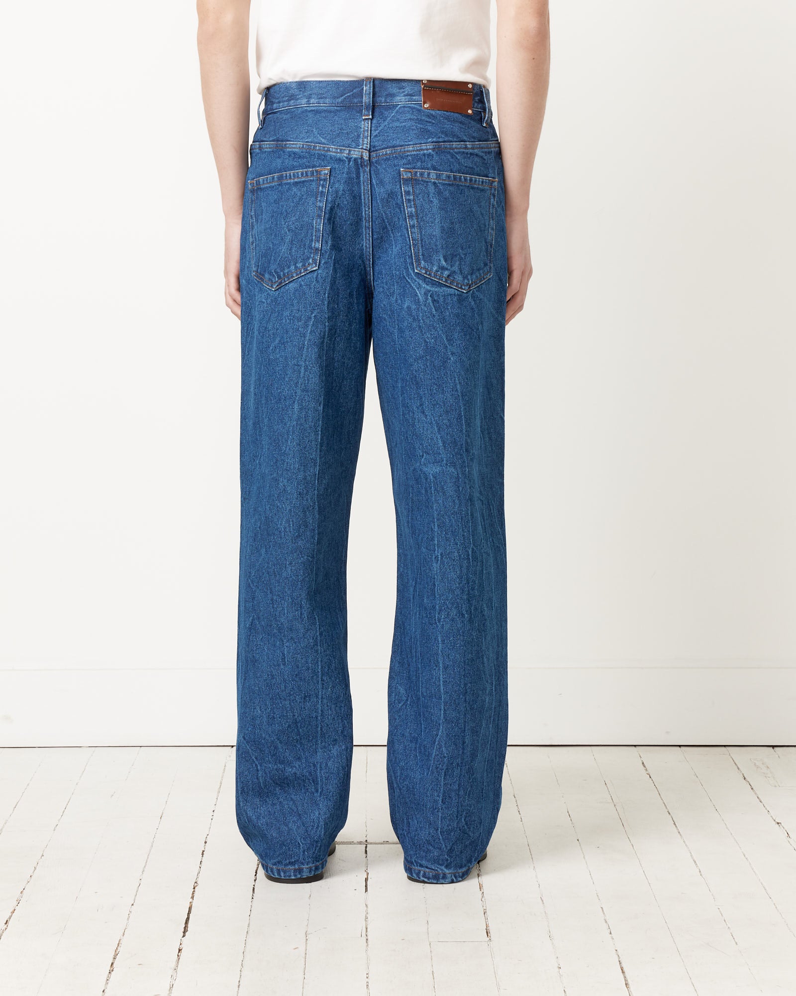 Dries Van Noten Pine 8448 Pants Blue - Blue / 32 (259243)