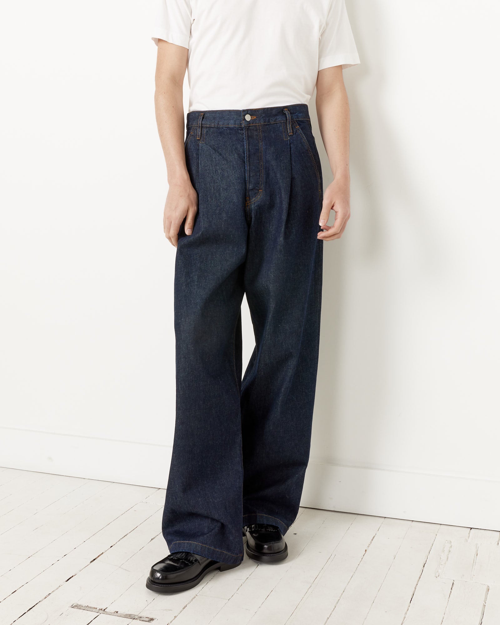 Dries Van Noten Penning 8429 Pants Indigo - Indigo / 32 (259248)