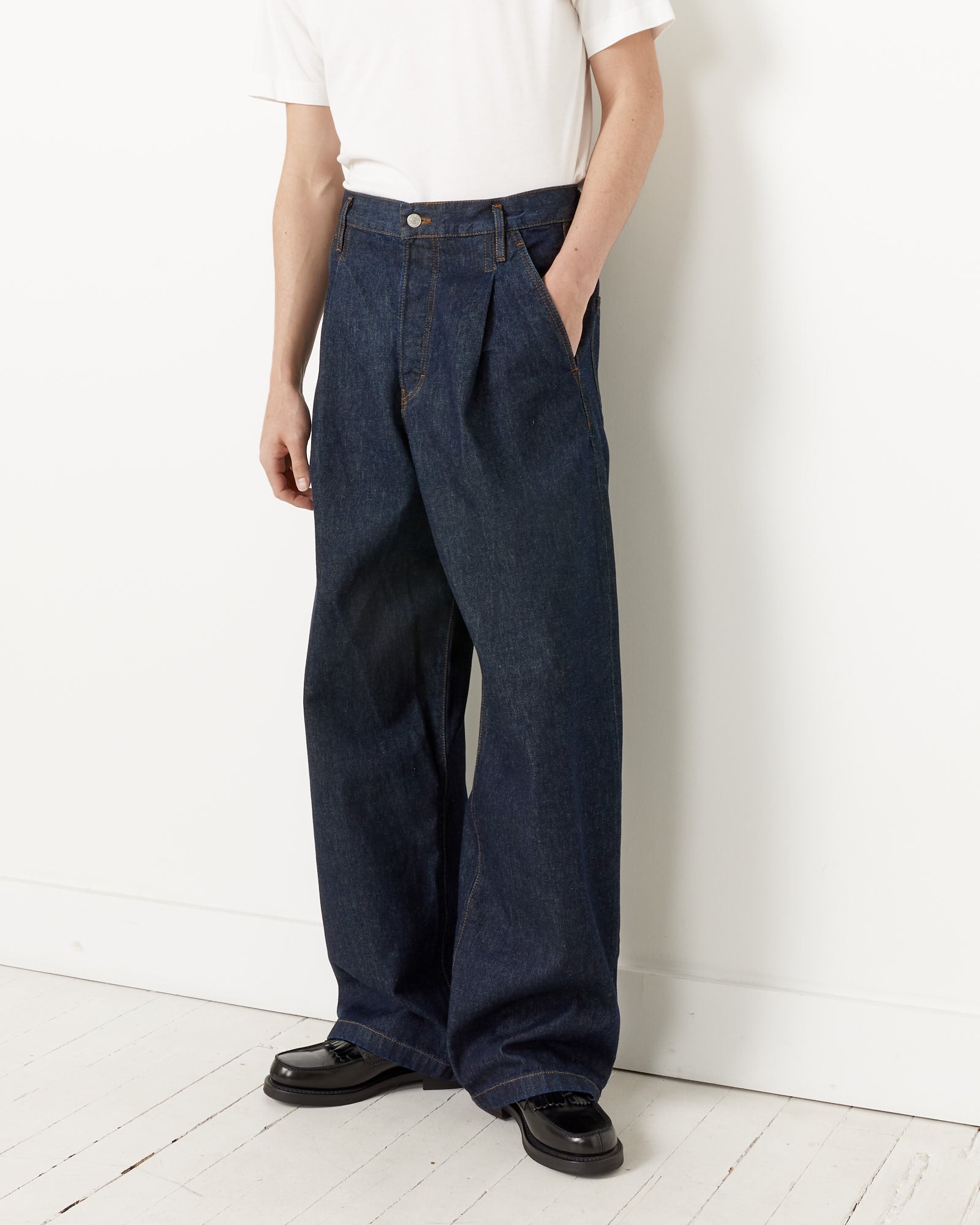 Dries Van Noten Penning 8429 Pants Indigo - Indigo / 32 (259248)