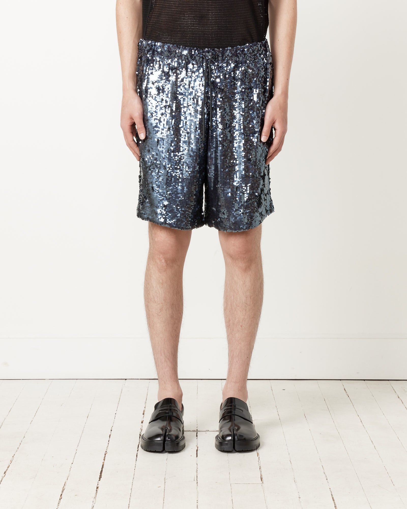 Embellished Shorts in Midnight - Midnight / 50 (259281)