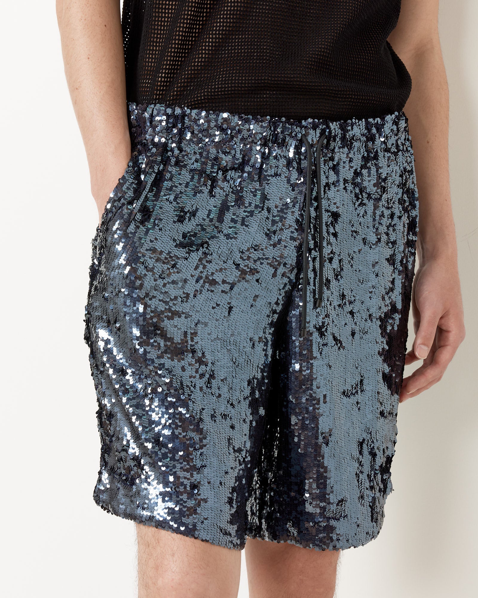 Embellished Shorts in Midnight - Midnight / 50 (259281)