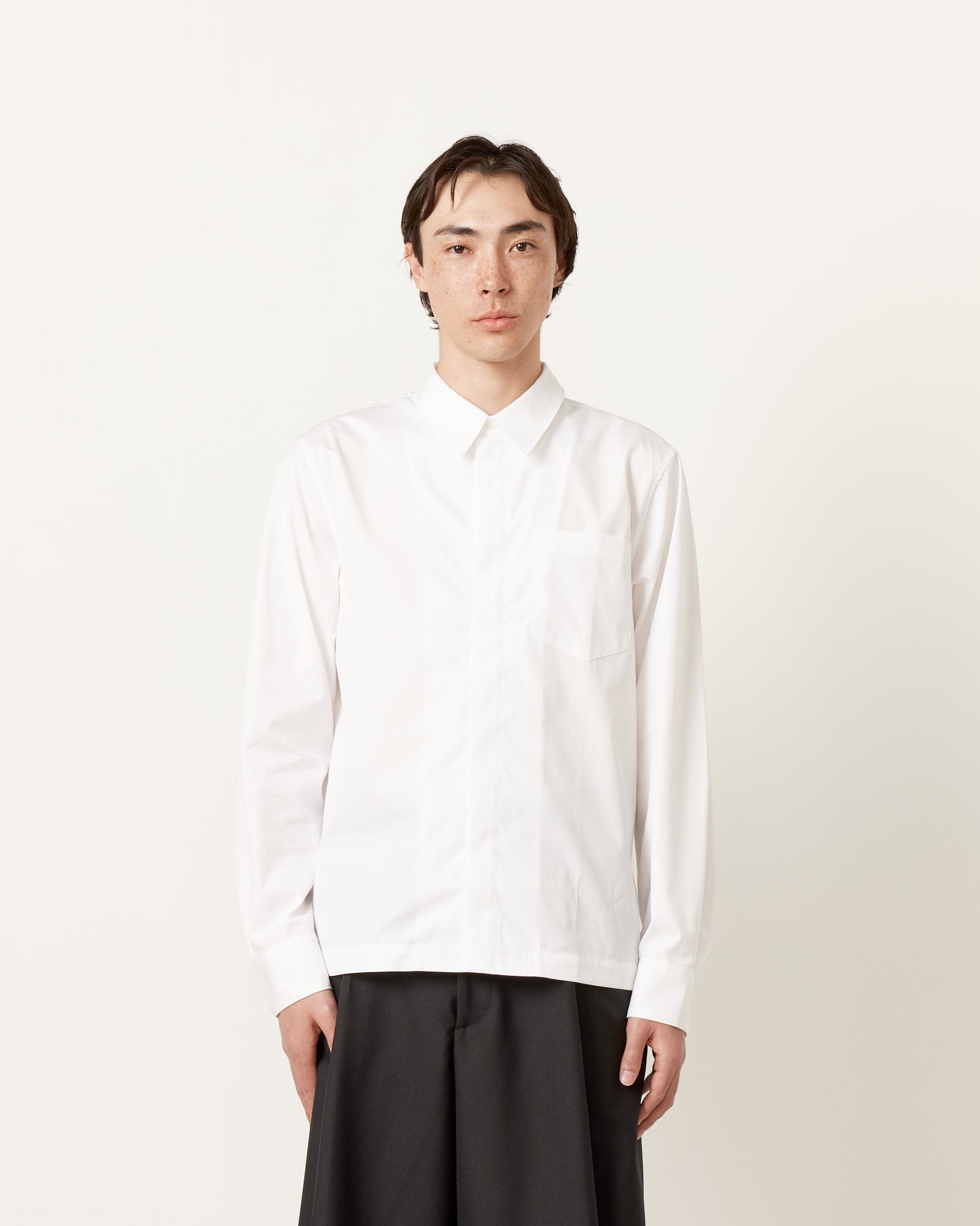 Dries Van Noten Corran 8329 Shirt White - White / L (259295)