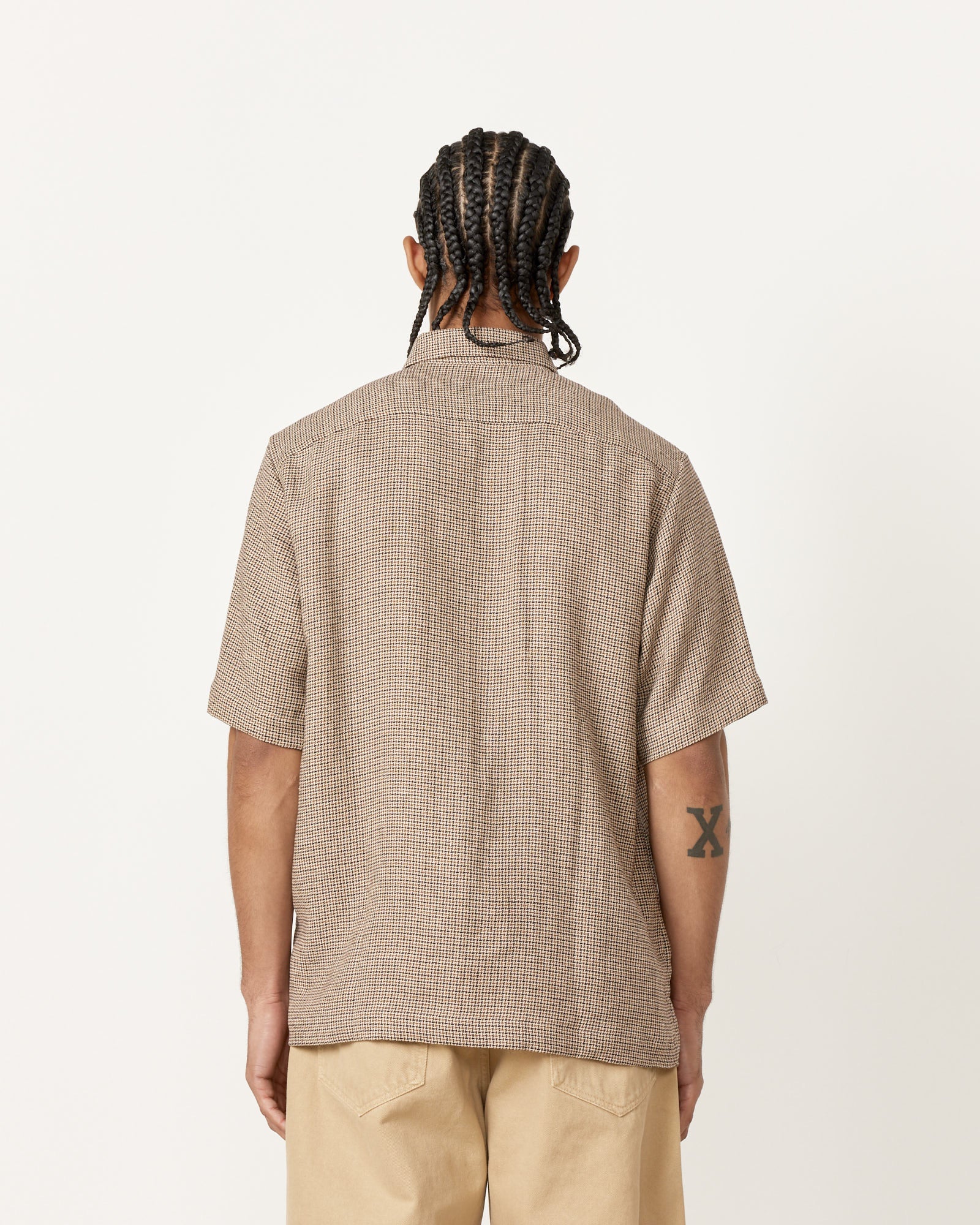 Clasen Short Sleeve Shirt in Camel - Camel / 48 (259301)