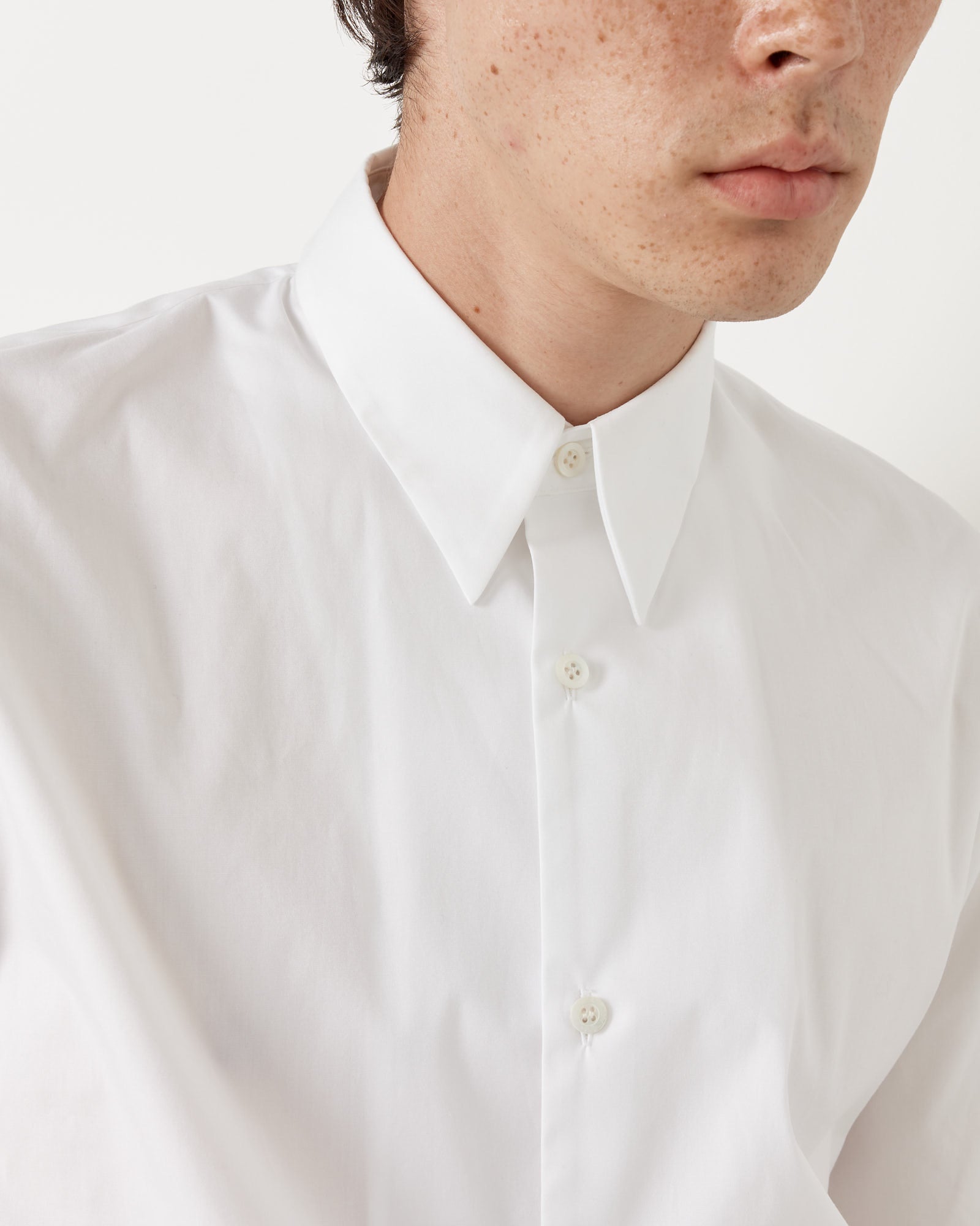 Dries Van Noten Clasen 8329 Shirt White - White / 50 (259306)