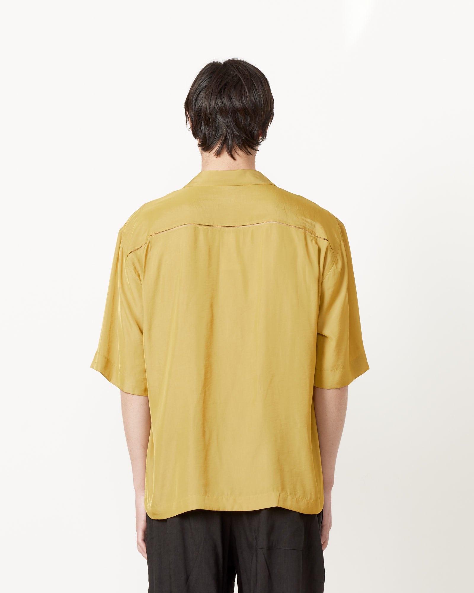 Dries Van Noten Curbank Emb 8355 Shirt Mustard - Mustard / L (259318)