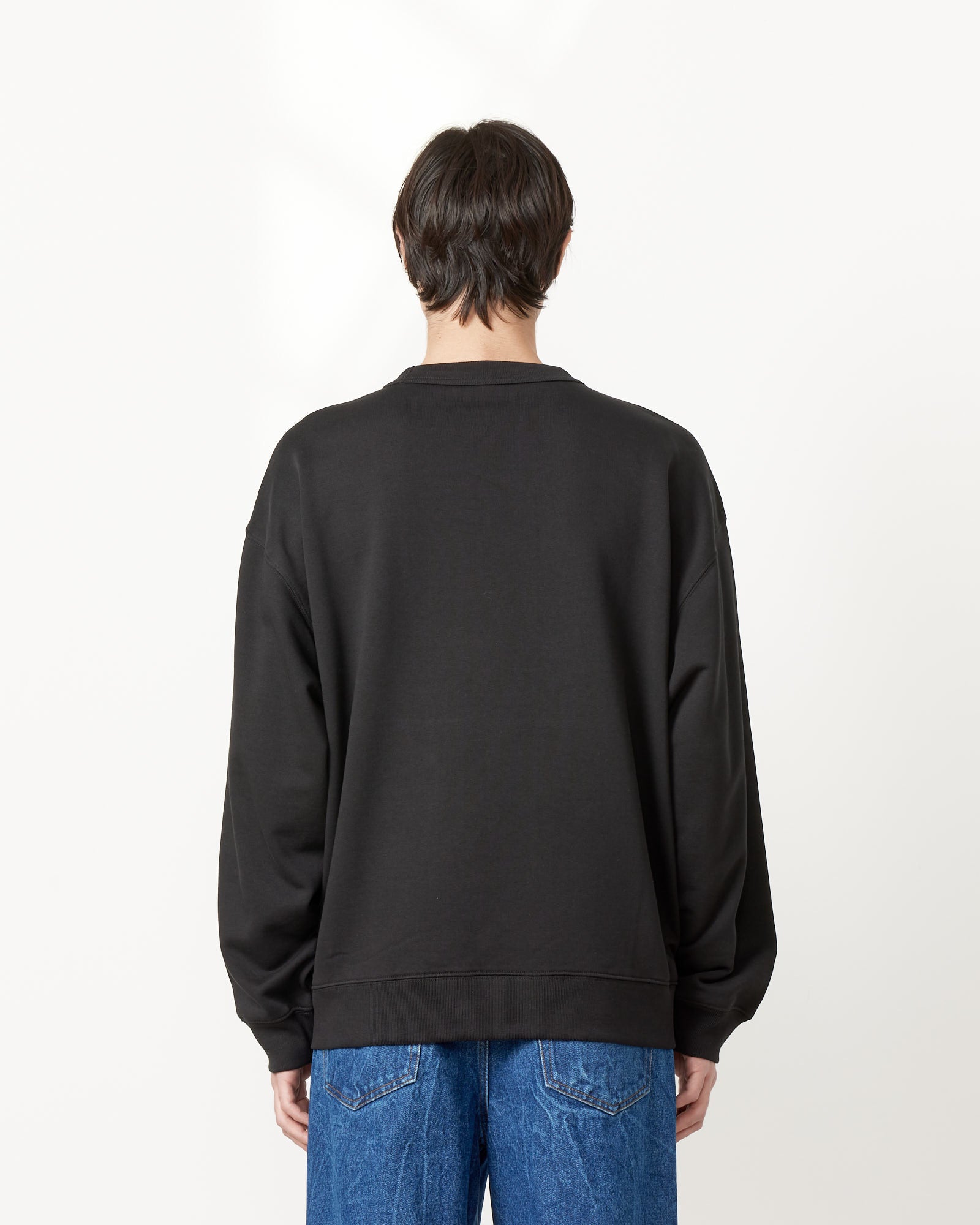 Oversized Sweatshirt in Black - Black / L (259342)