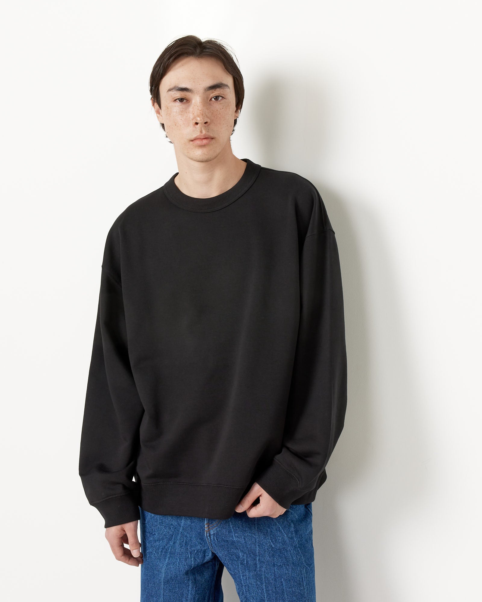 Oversized Sweatshirt in Black - Black / L (259342)