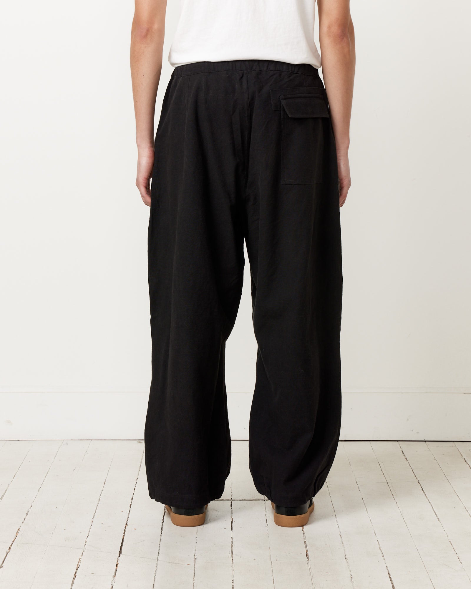 Story MFG Paco Pants Black Slub - Black Slub / M (259378)