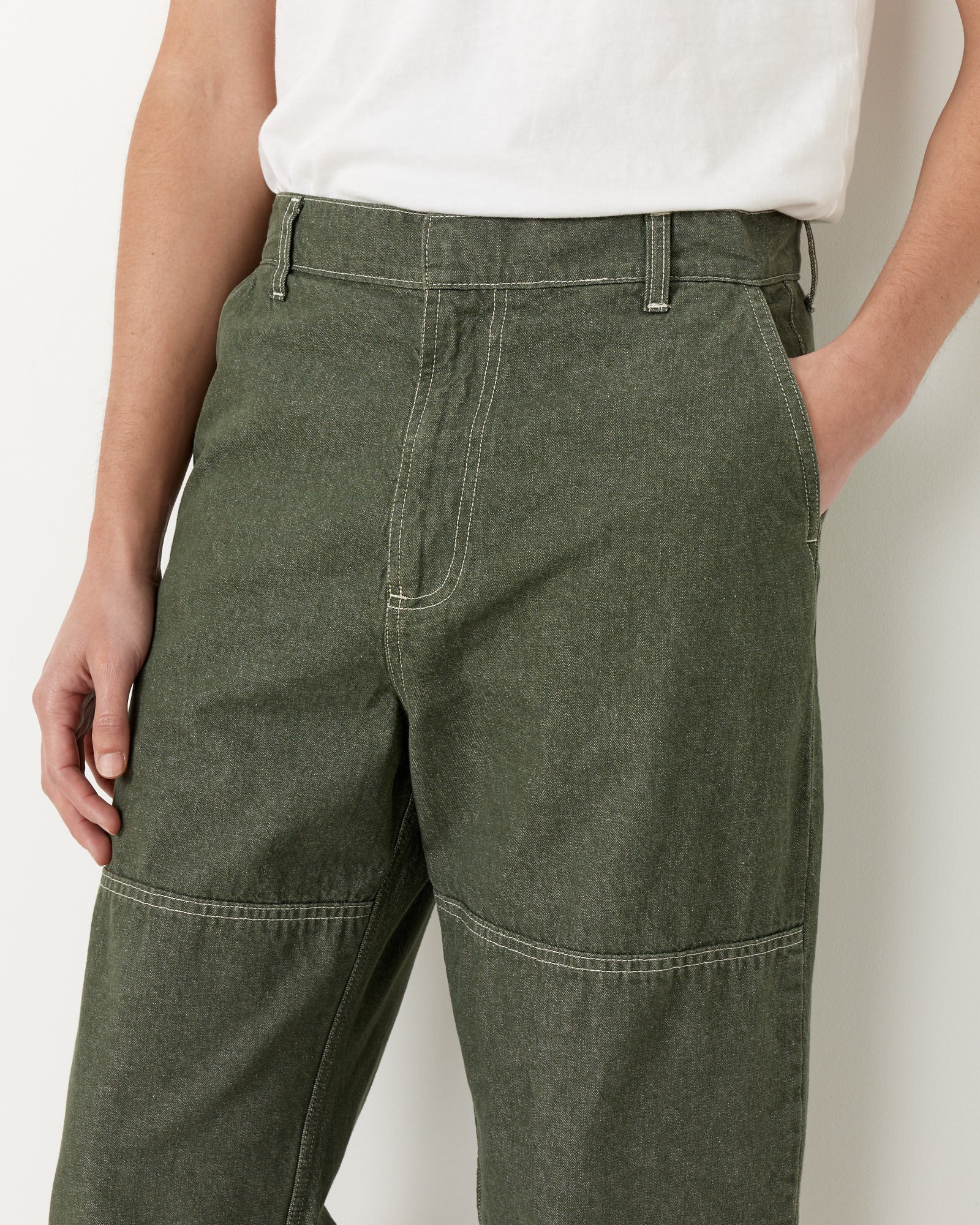 Arpenteur 4 Pocket Trouser Green - Green / 32 (259382)