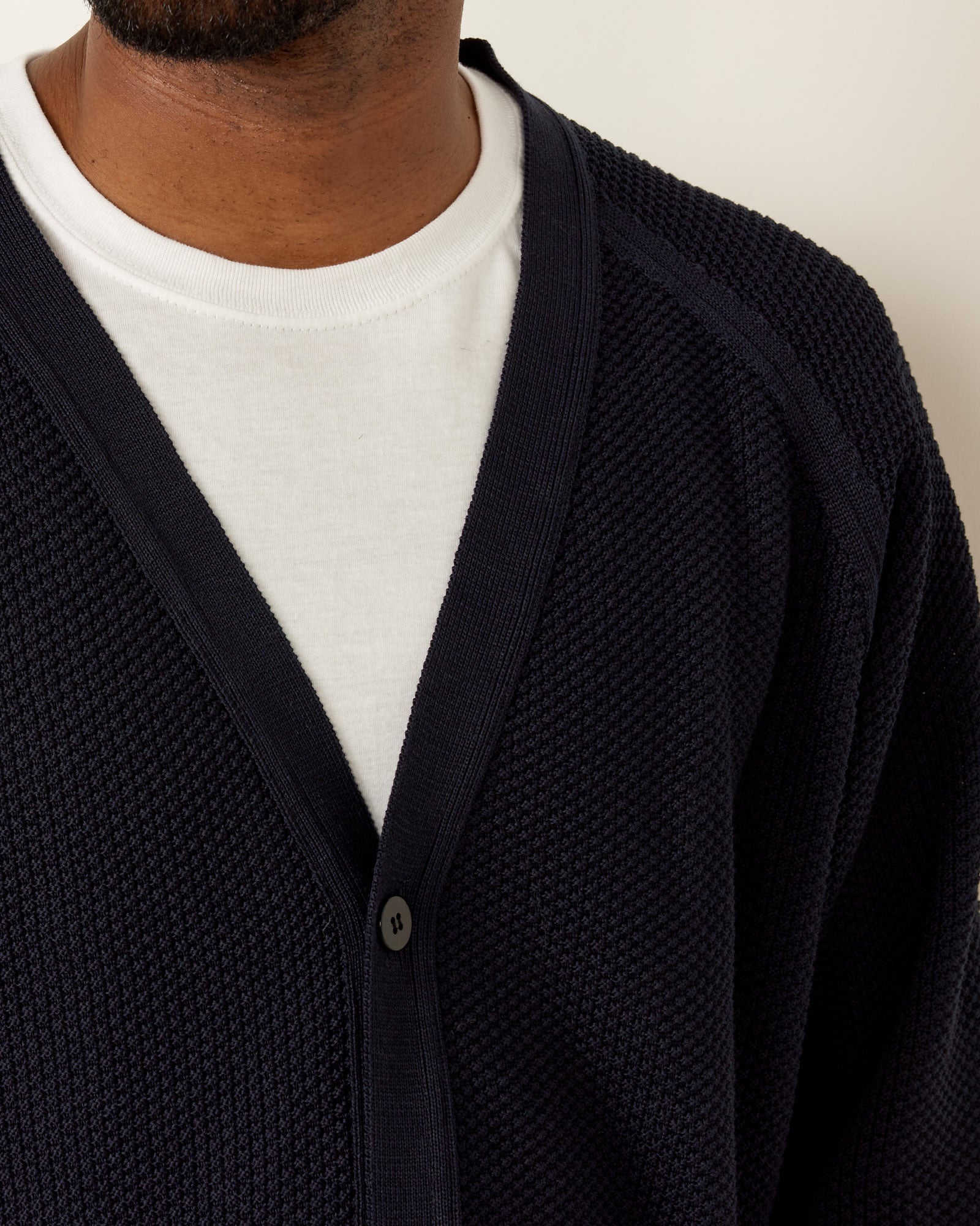 Still By Hand Crispy Cardigan Black Navy - Black Navy / 2 (259456)