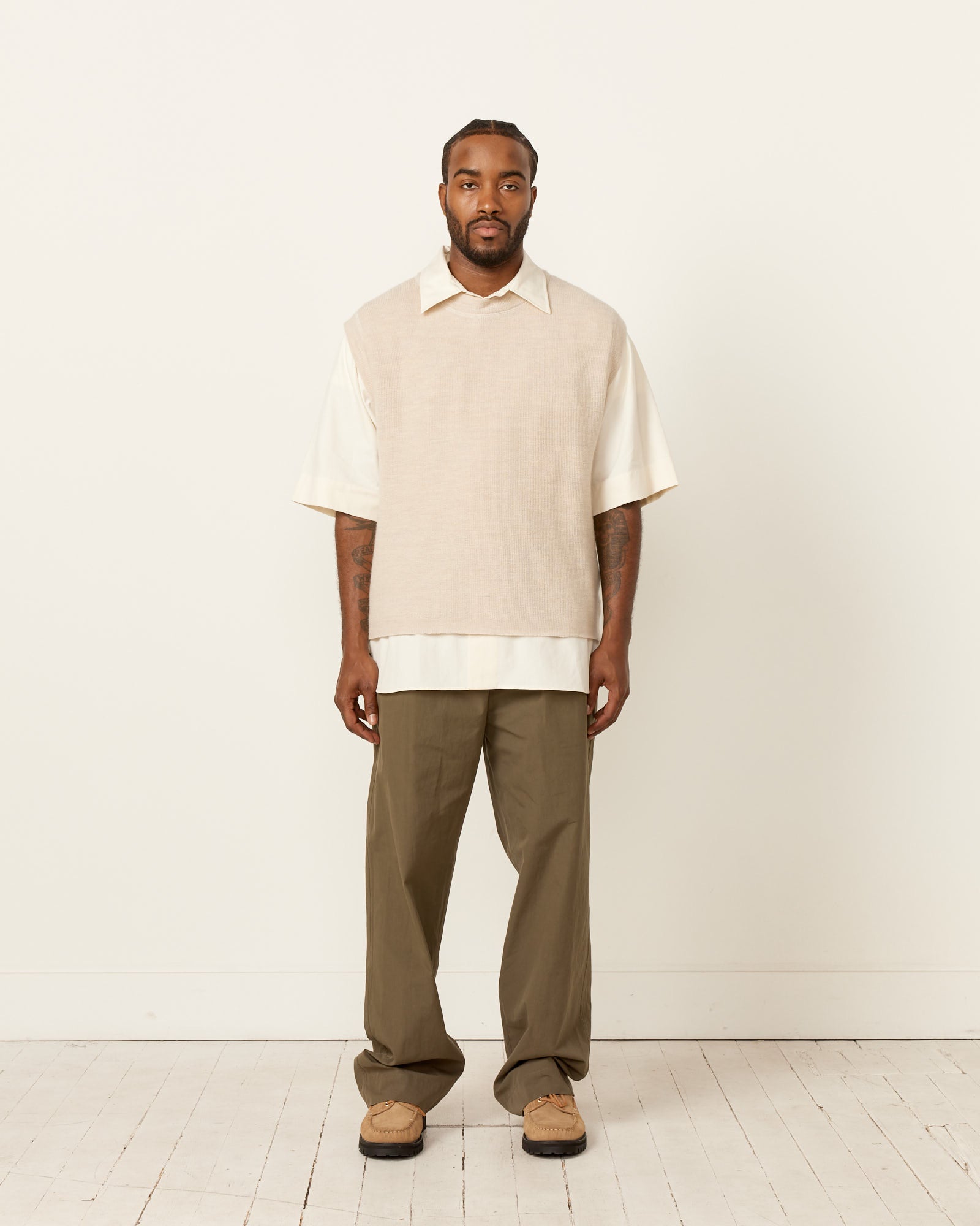 MHL Utility Crew Neck Chalk - Chalk / M (259531)