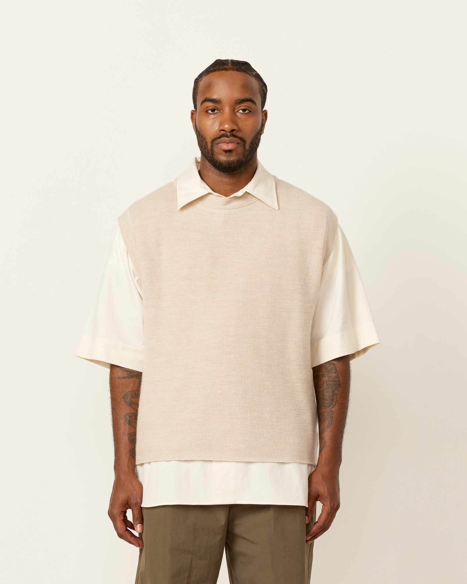 MHL Utility Crew Neck Chalk - Chalk / M (259531)