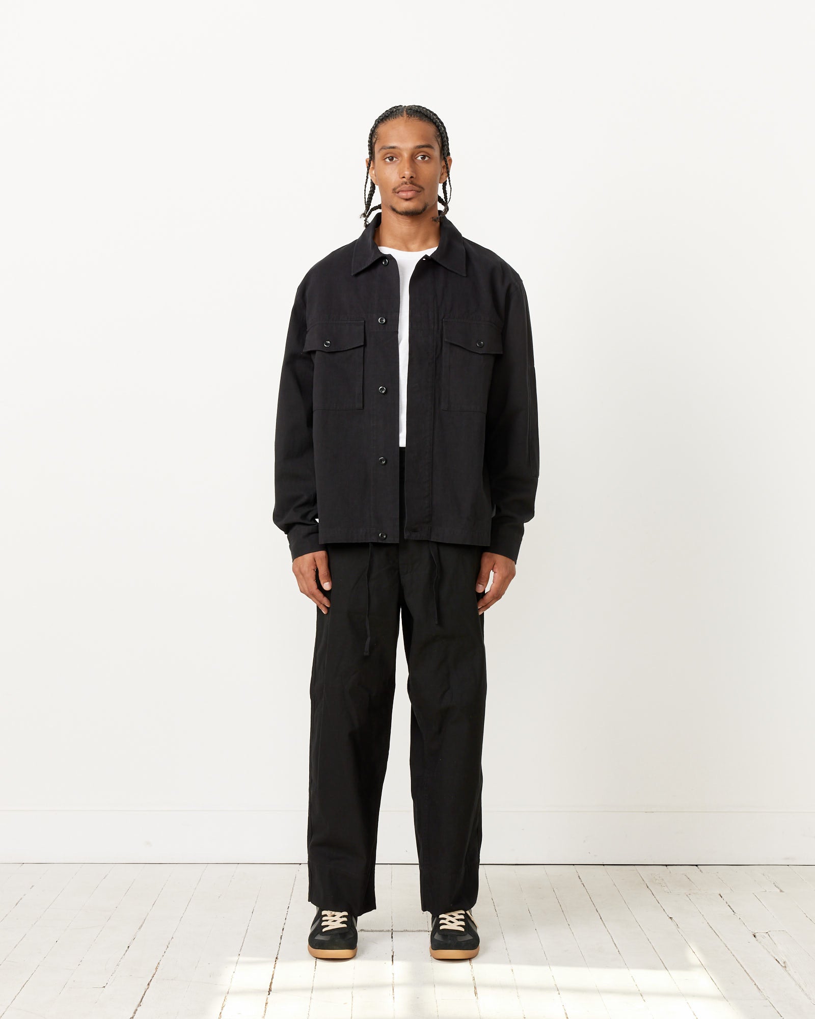 MHL Drawcord Jacket Black - Black / L (259543)