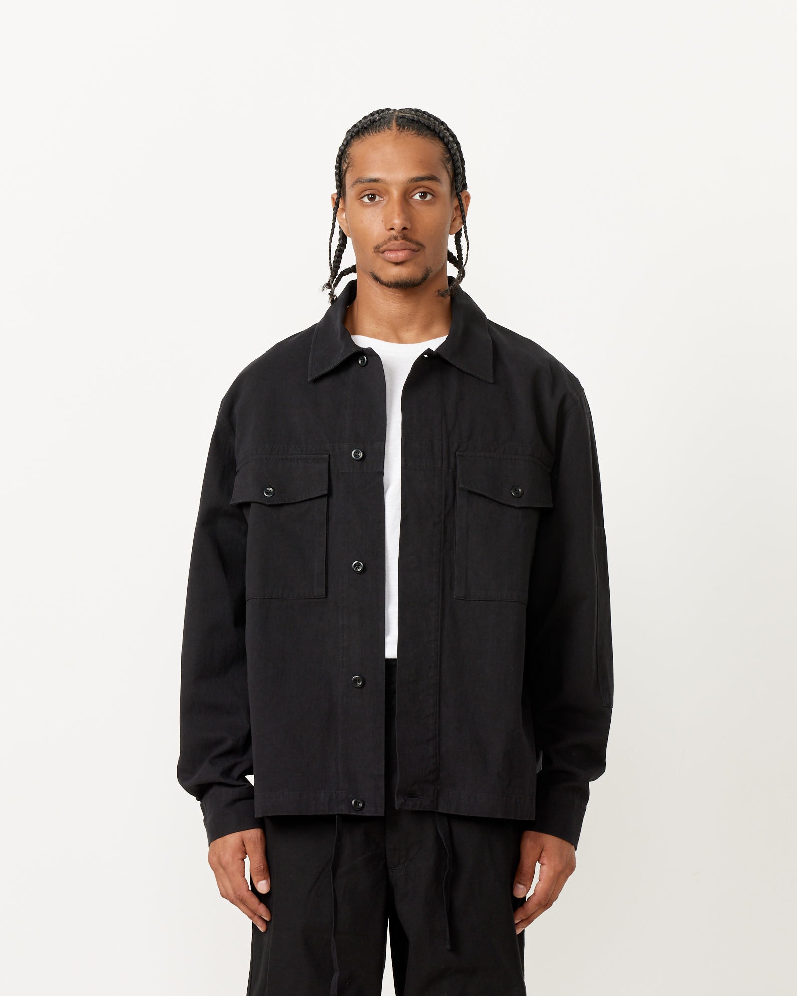 MHL Drawcord Jacket Black - Black / L (259543)