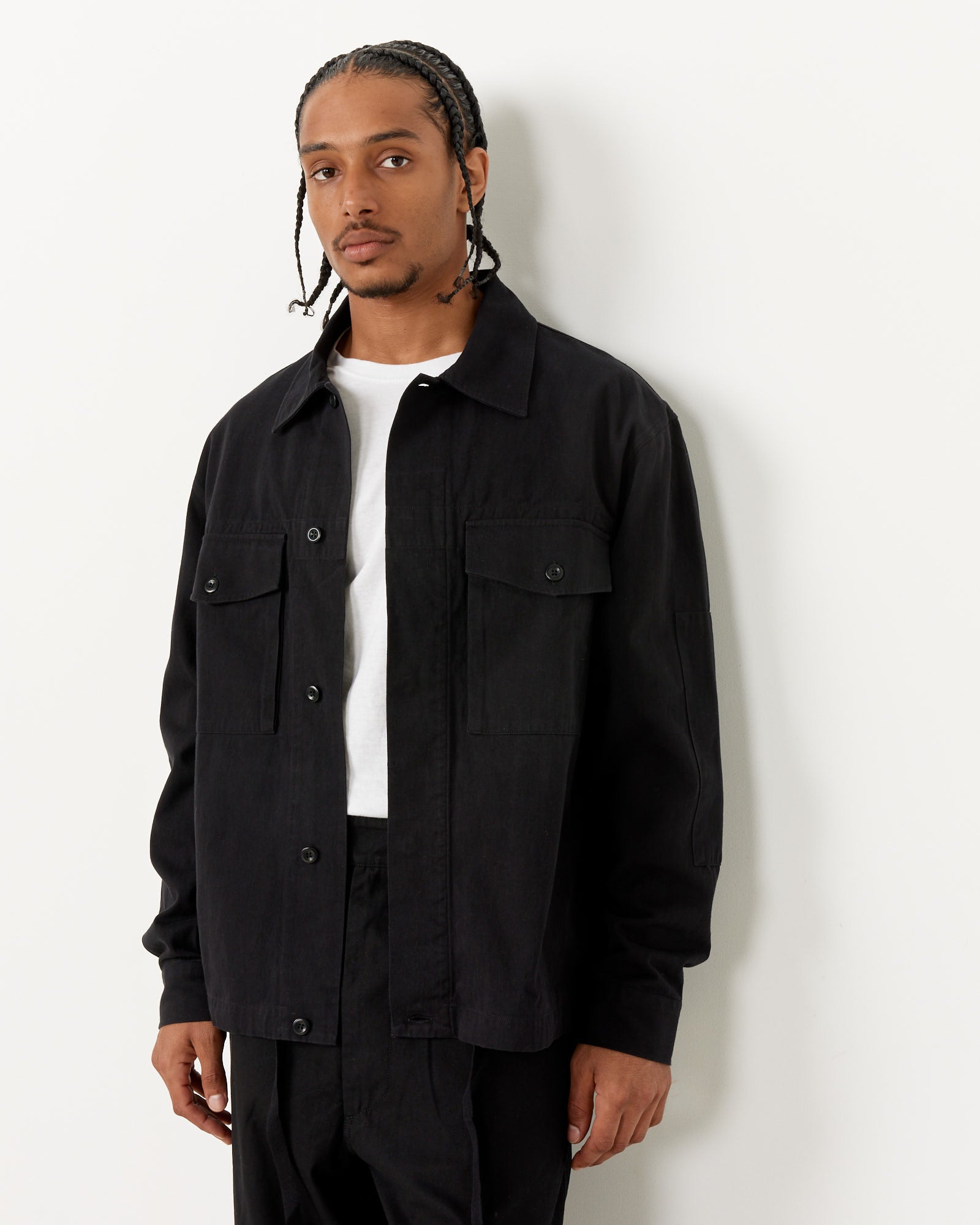 MHL Drawcord Jacket Black - Black / L (259543)