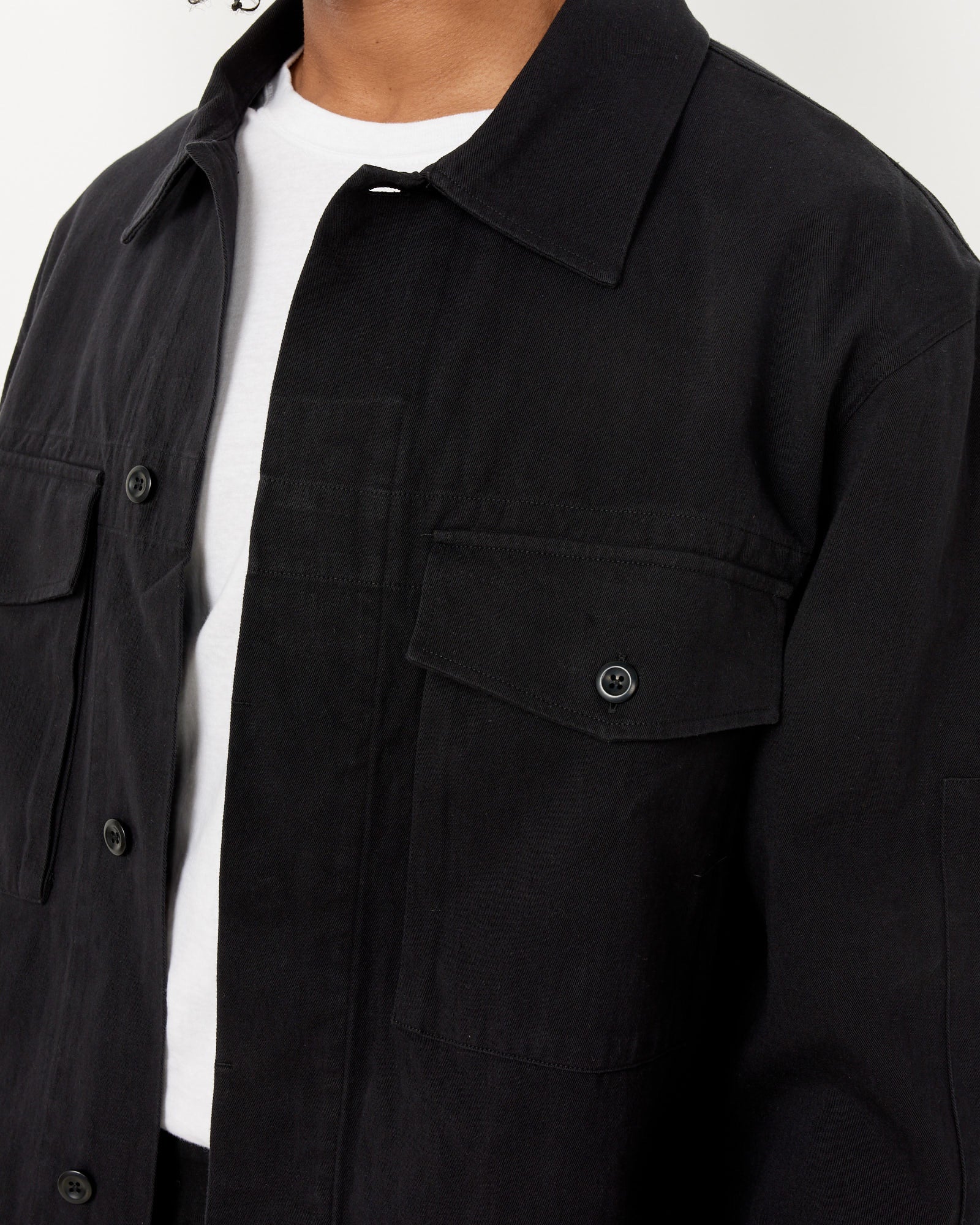 MHL Drawcord Jacket Black - Black / L (259543)