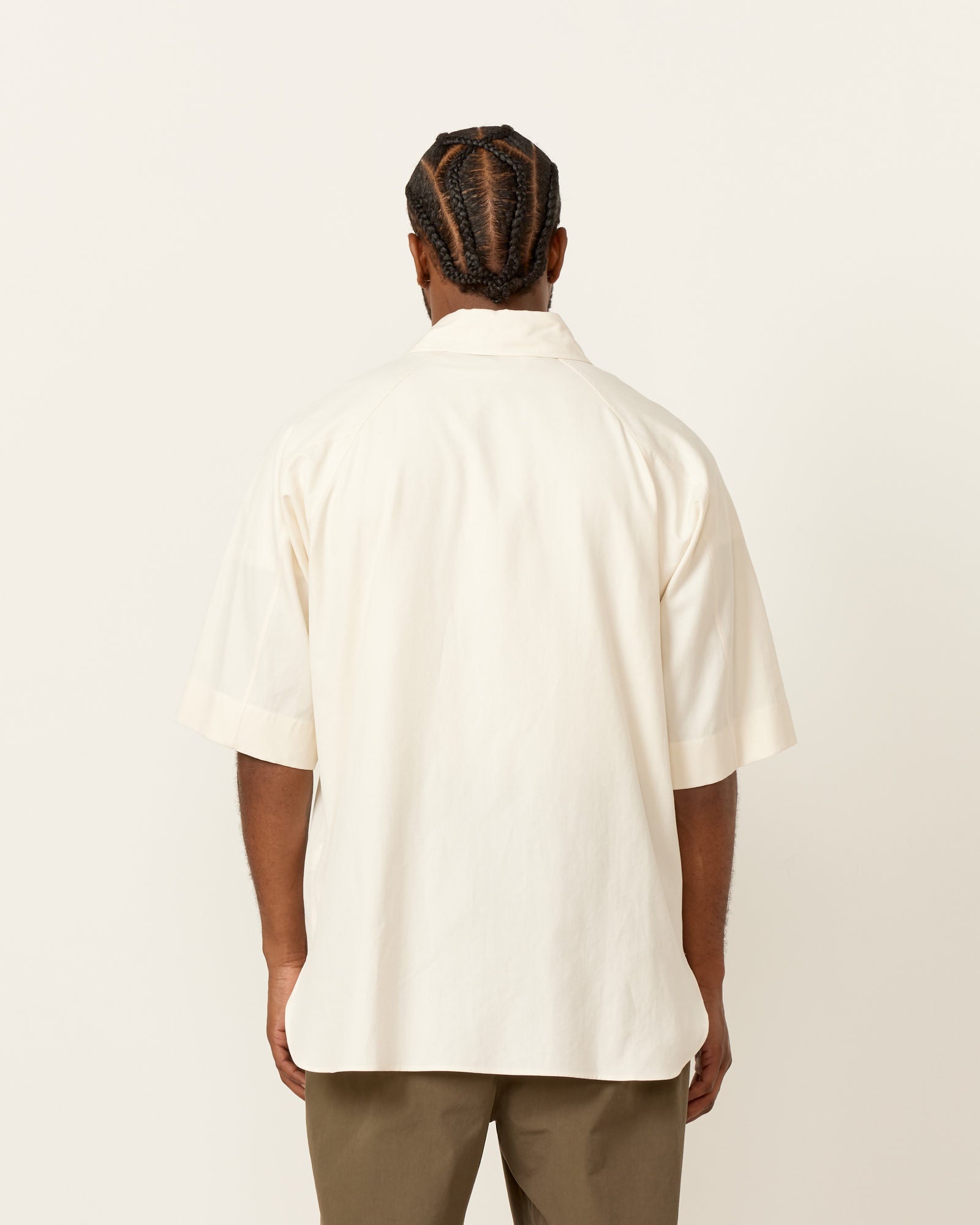 Margaret Howell S/S Raglan Shirt Off White - Off White / M (259576)