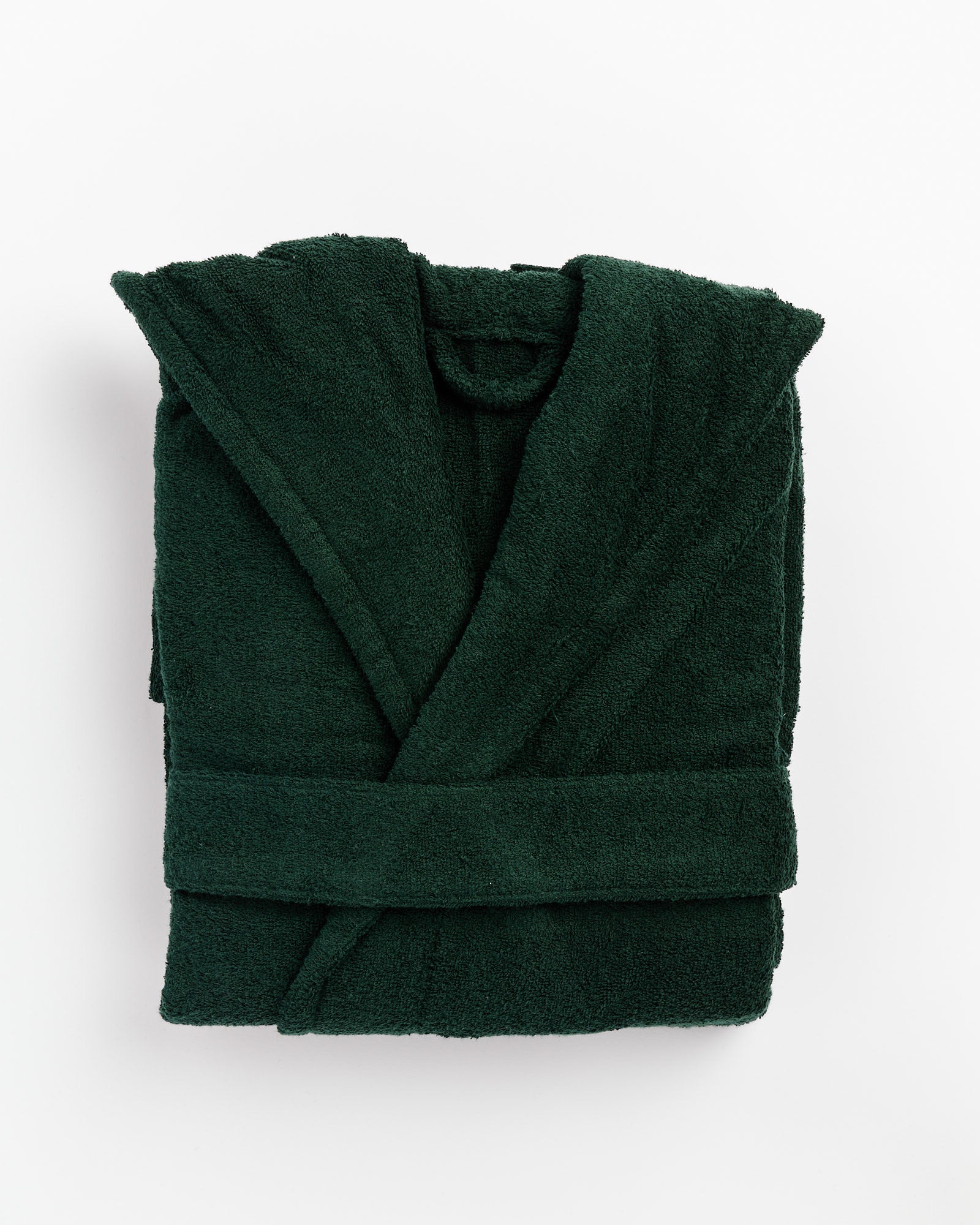 Hooded Bathrobe in Forest Green - Forest Green / S (259631)