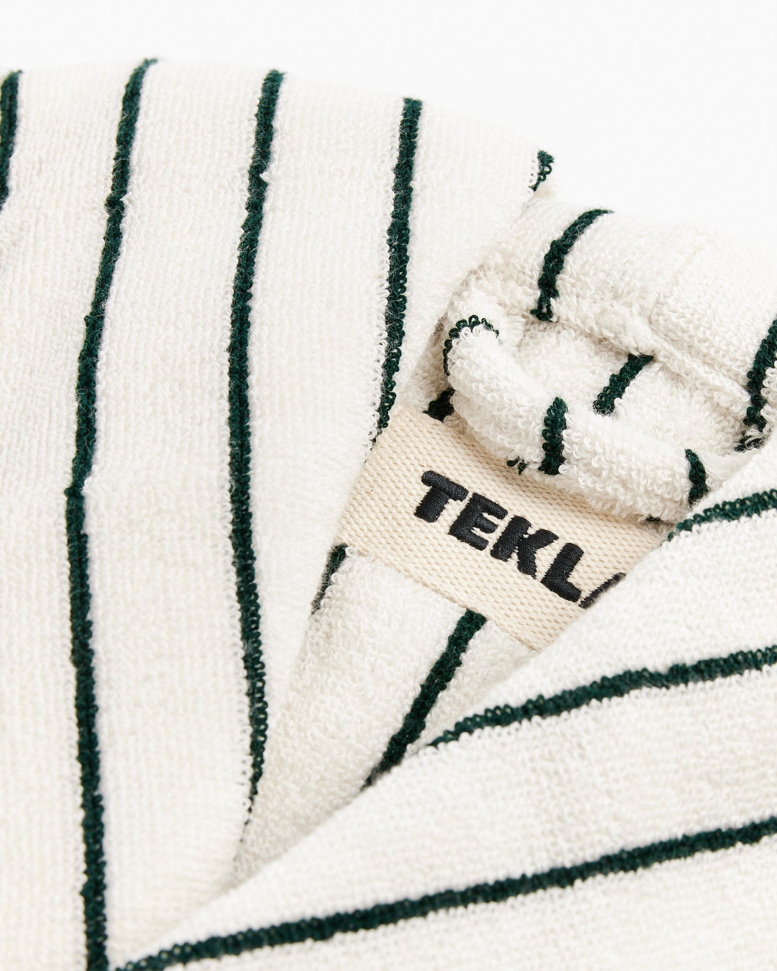 Hooded Bathrobe in Racing Green Stripes - Racing Green Stripes / S (259640)