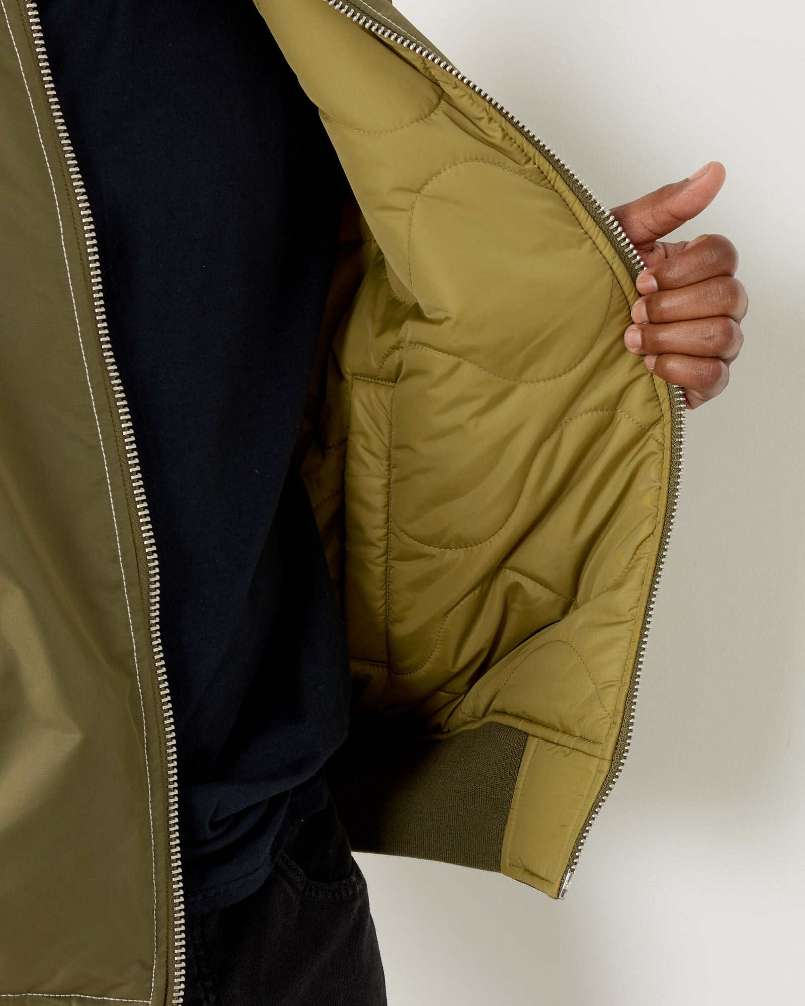 Stussy Built Bomber Jacket Olive - Olive / L (259674)