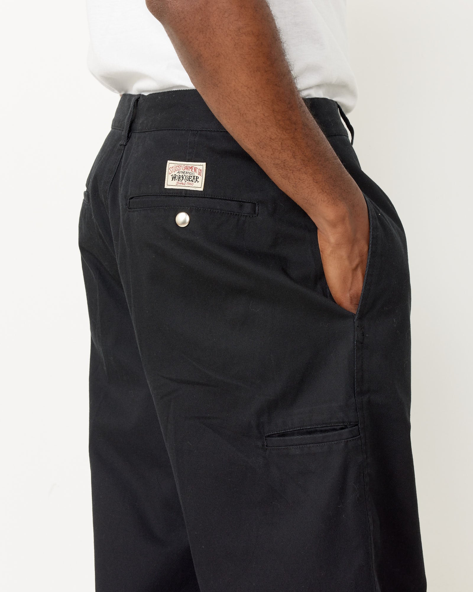 Stussy Workgear Trousers Black - Black / 32 (259681)