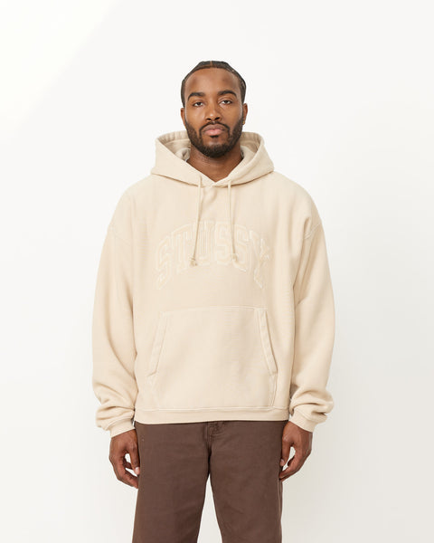 Embroidered Relaxed Hoodie in Sand – Mohawk General Store