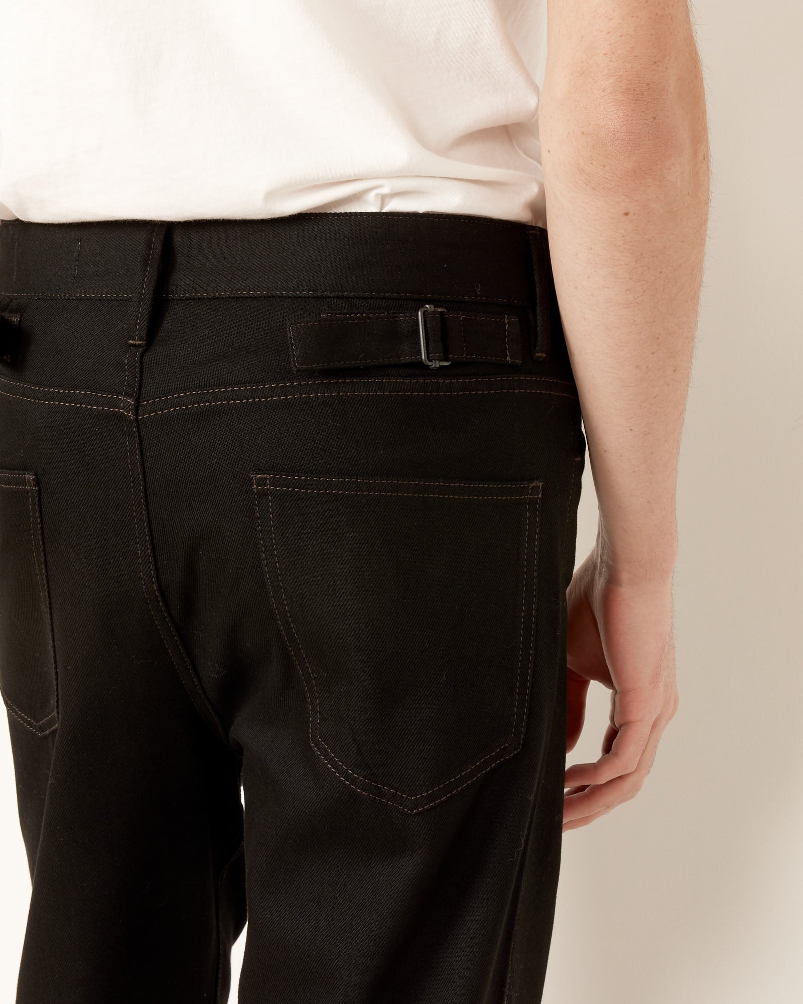 Lemaire Curved 5 Pocket Pants Black - Black / 50 (259739)