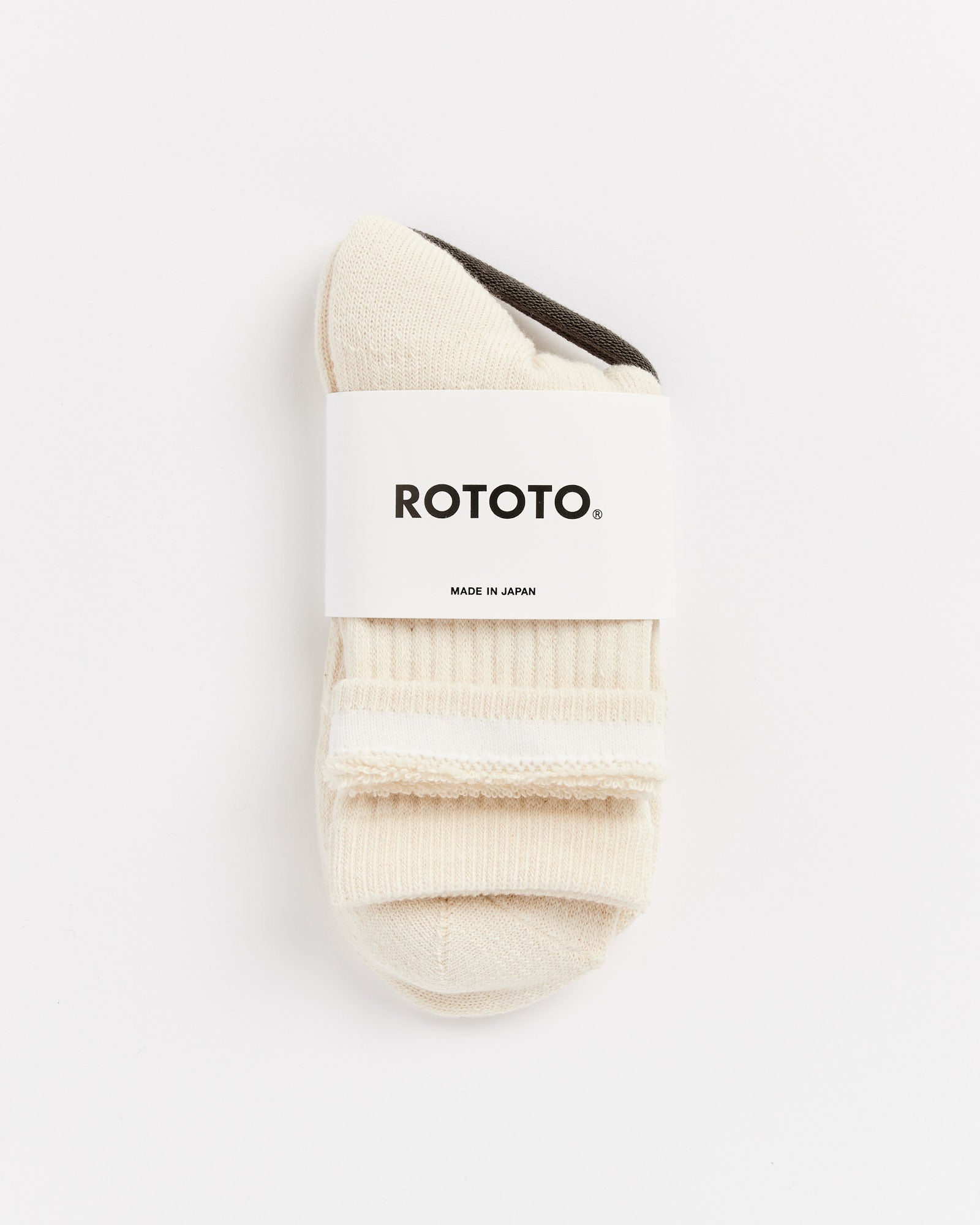 Rototo 1508 Socks Ivory - Ivory / L (259796)