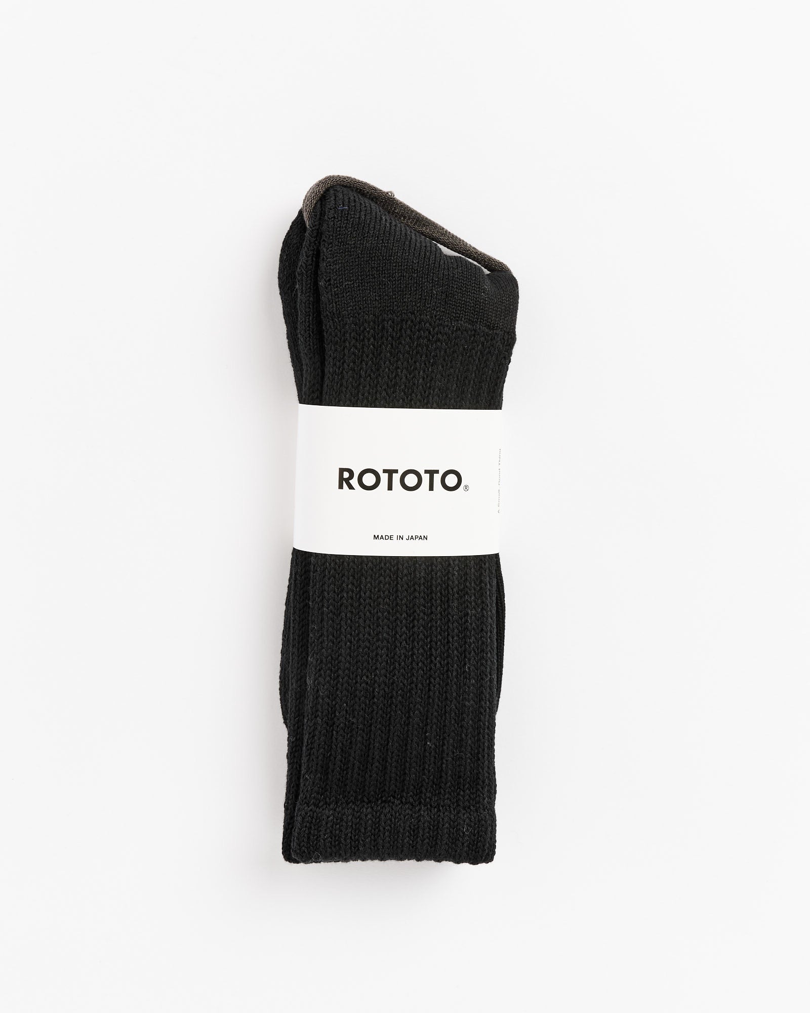 Rototo 1334 Socks Black - Black / L (259802)