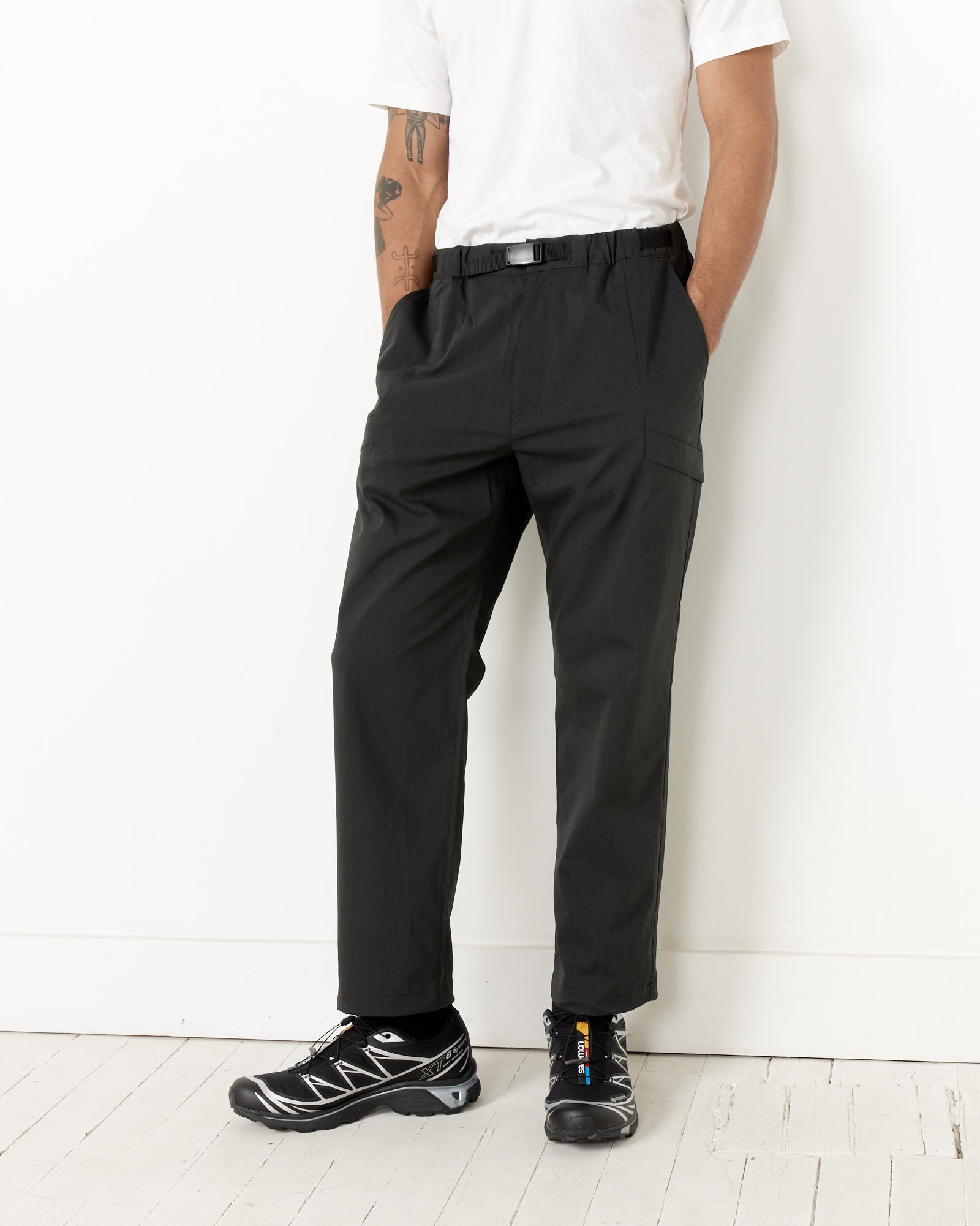 Snow Peak FR Stretch Pants Black - Black / M (259853)