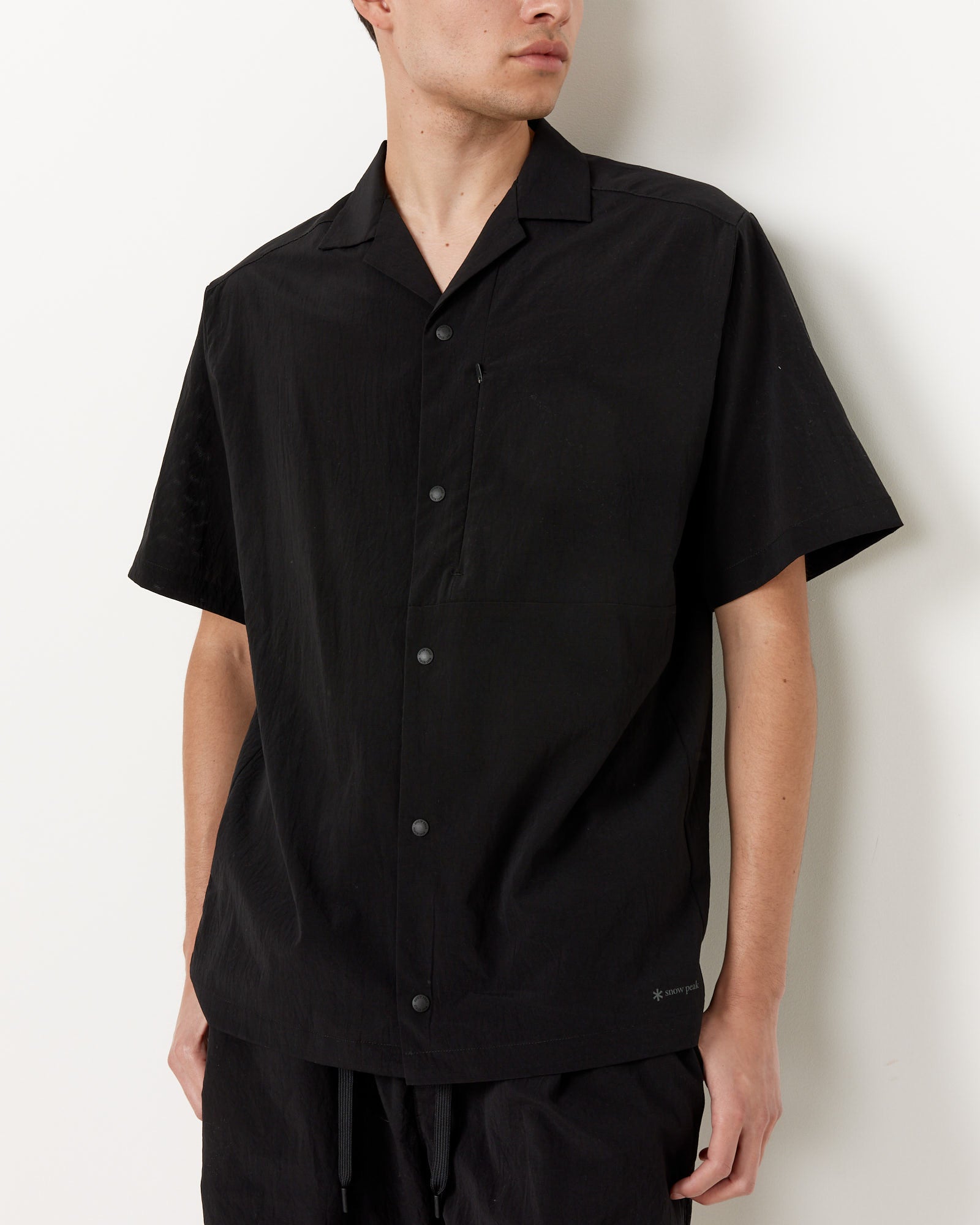 Snow Peak Breathable Quick Dry Shirt Black - Black / L (259866)