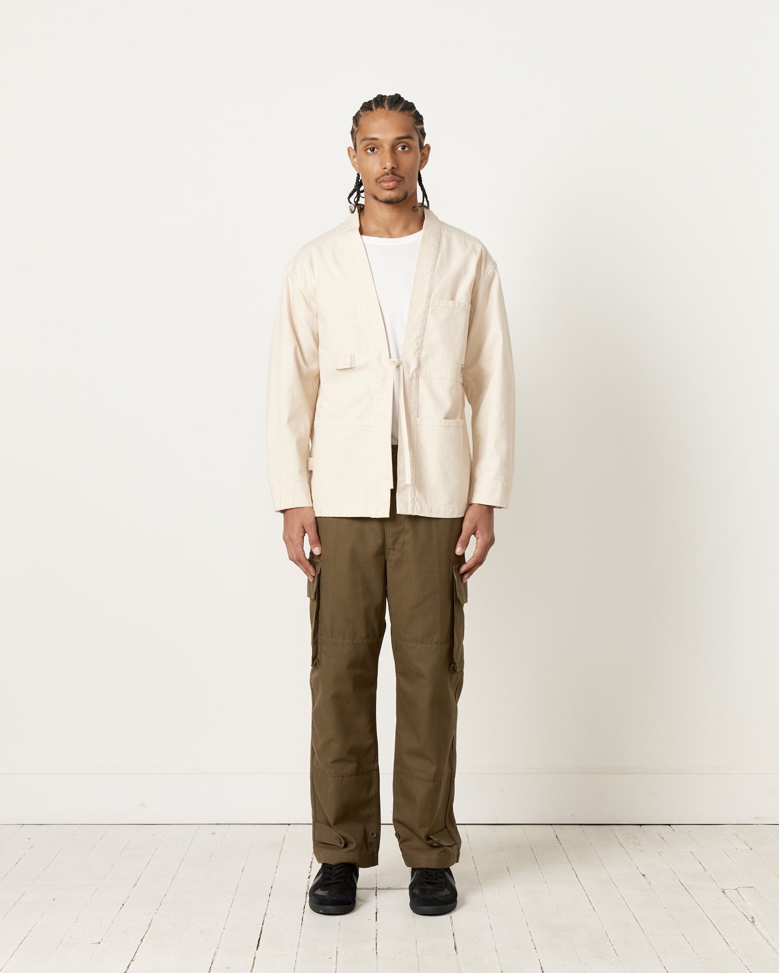 Snow Peak OG Canvas Noragi Jacket Ecru - Ecru / M (259895)