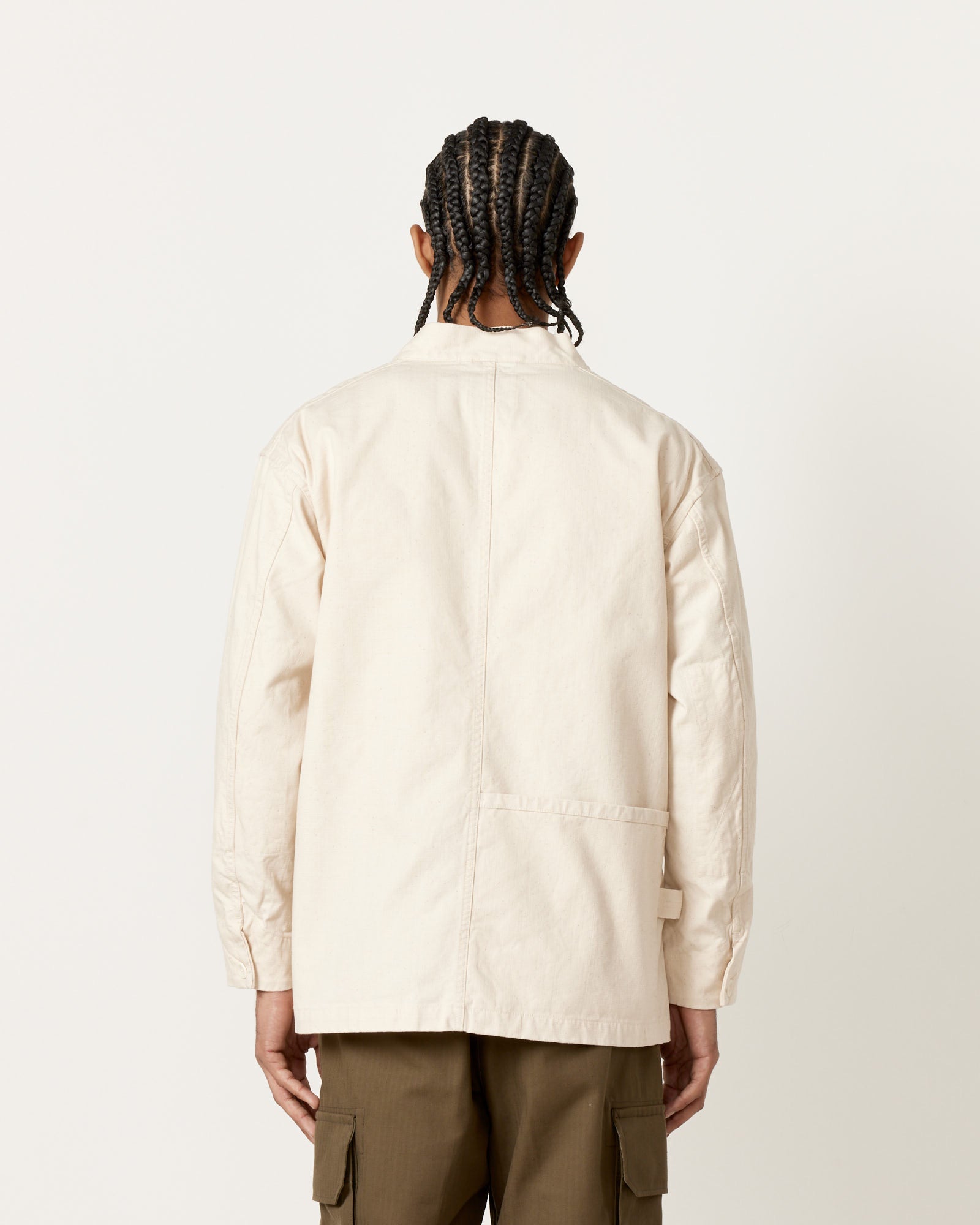 Snow Peak OG Canvas Noragi Jacket Ecru - Ecru / M (259895)