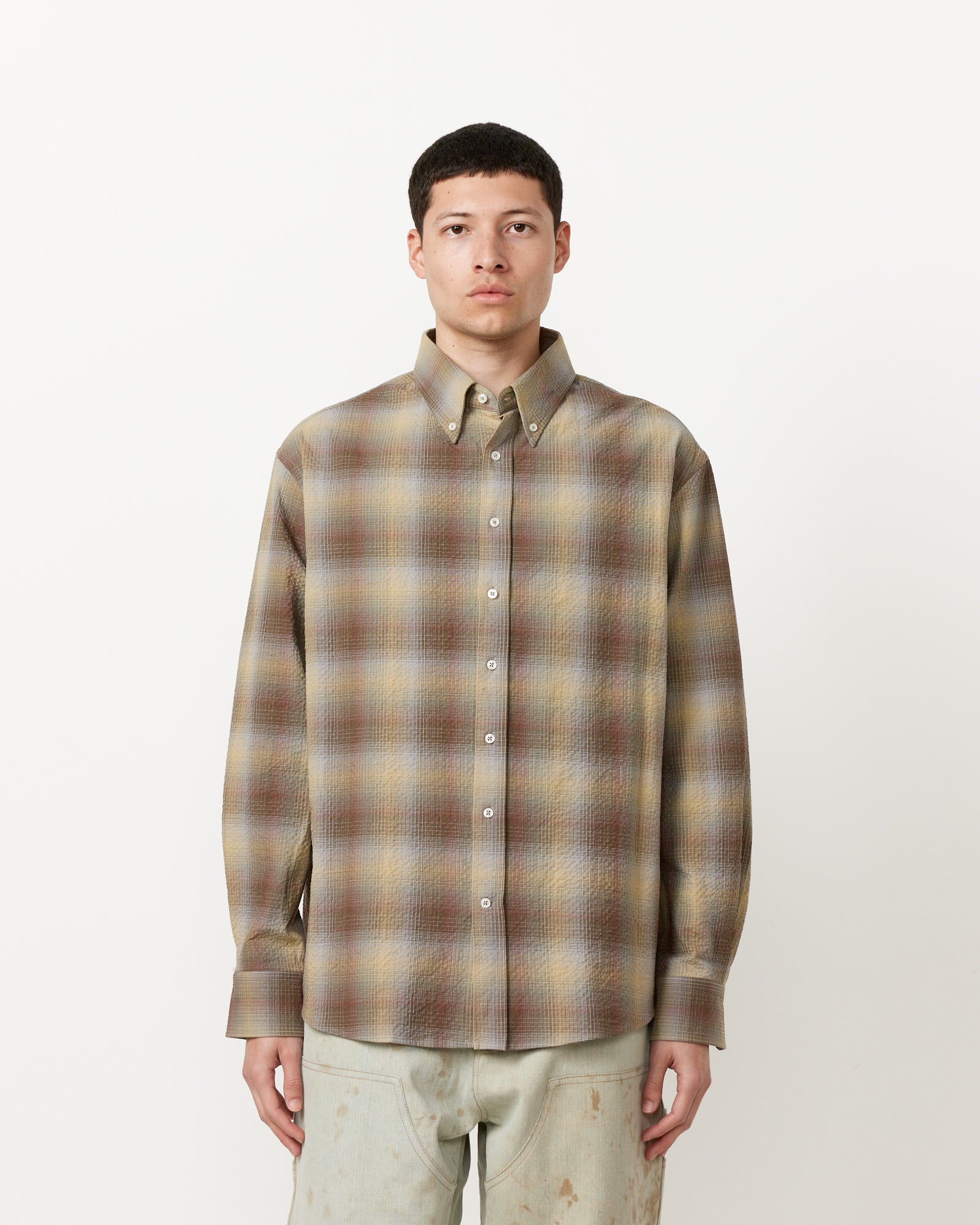 LC23 Seersucker Check Shirt Multi - Multi / L (259905)