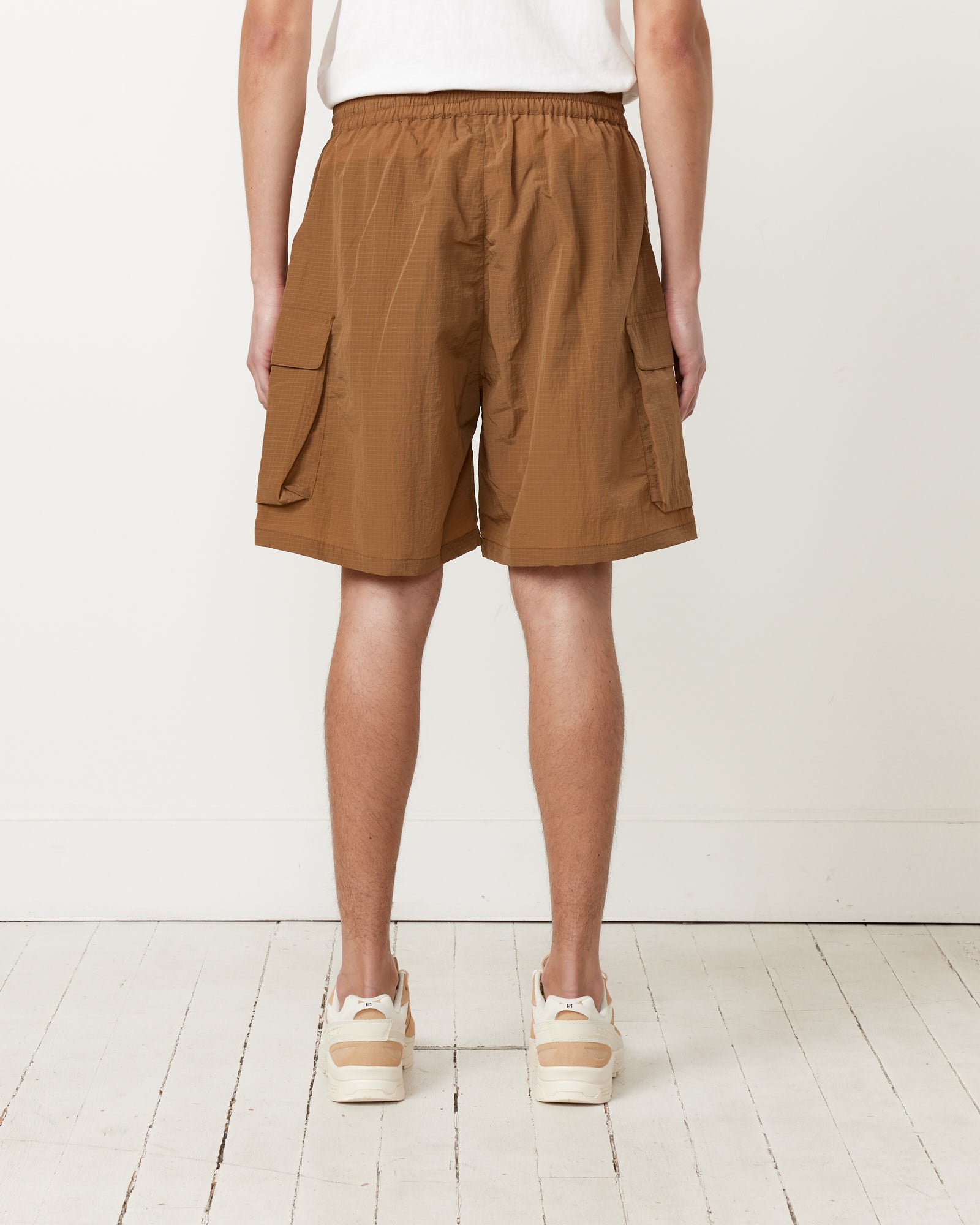 LC23 Cargo Nylon Shorts Brown - Brown / L (259927)