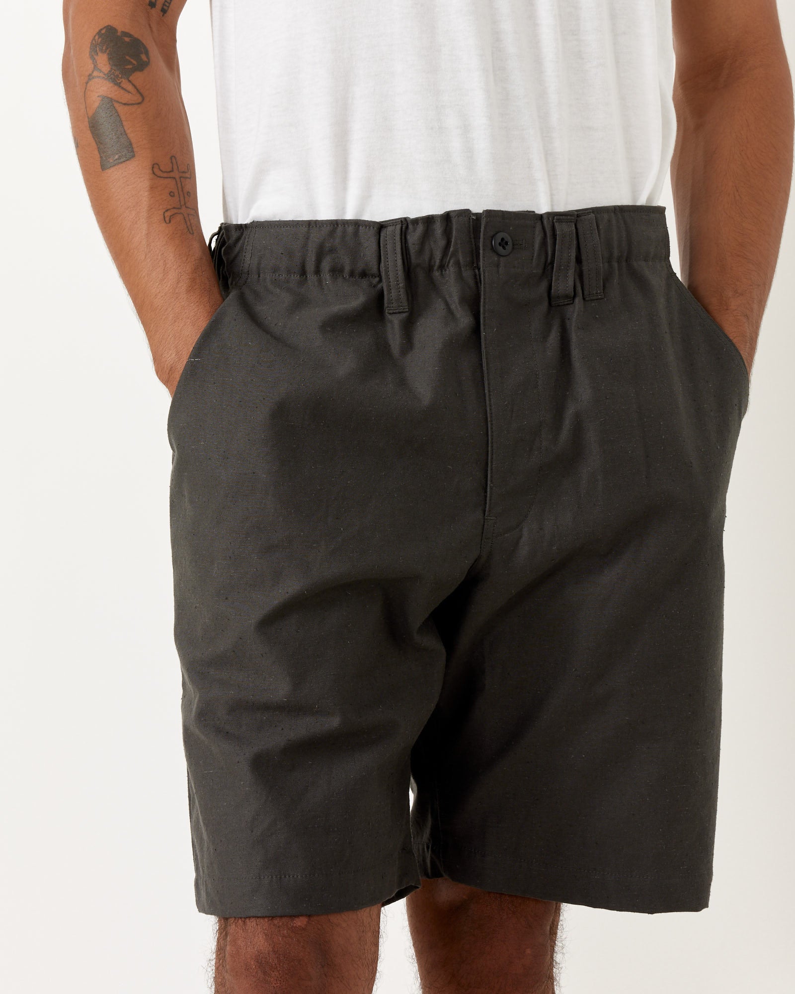 Jackman Back Nep Umps Shorts Ink Black - Ink Black / L (259952)