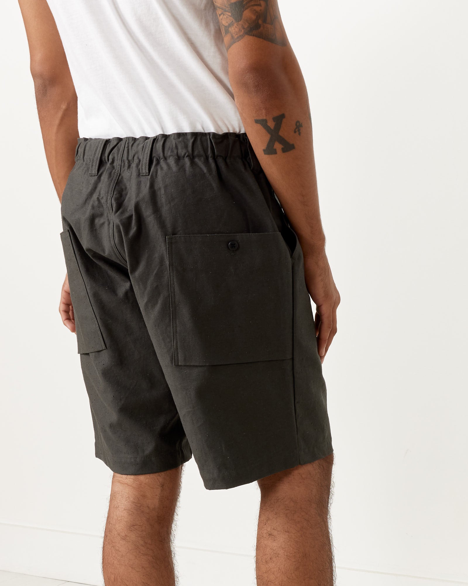 Jackman Back Nep Umps Shorts Ink Black - Ink Black / L (259952)