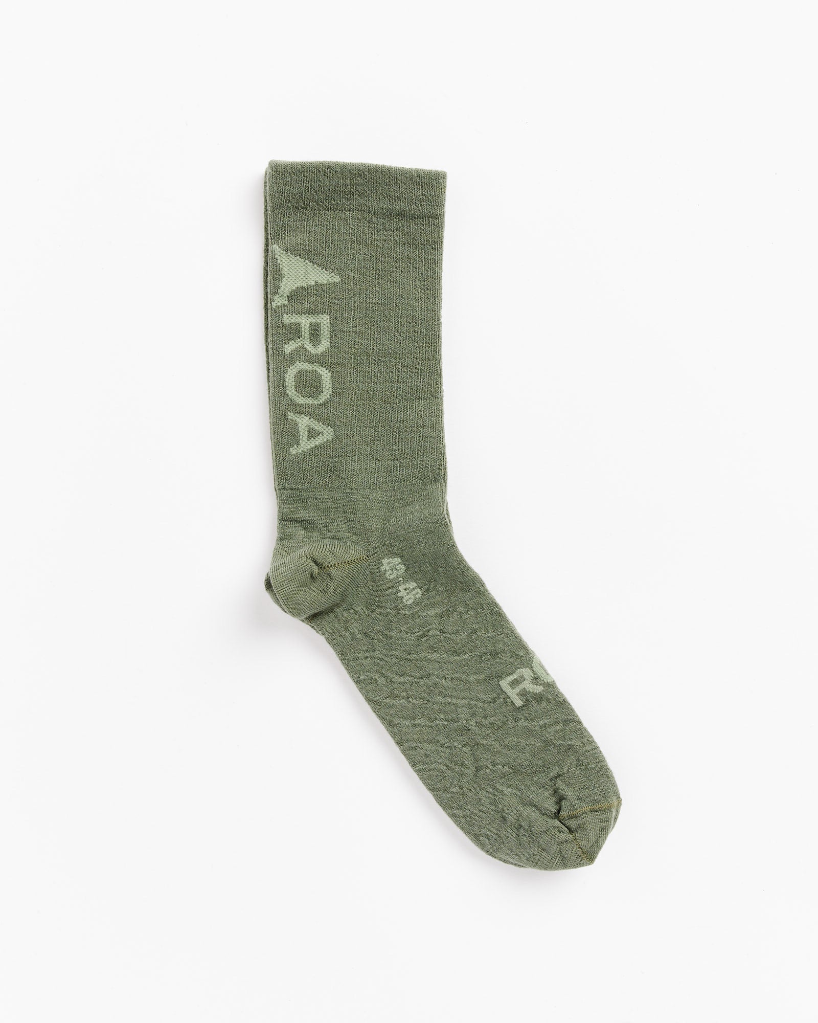 ROA Merino Wool Socks Sage Green - Sage Green / 43-46 (260009)