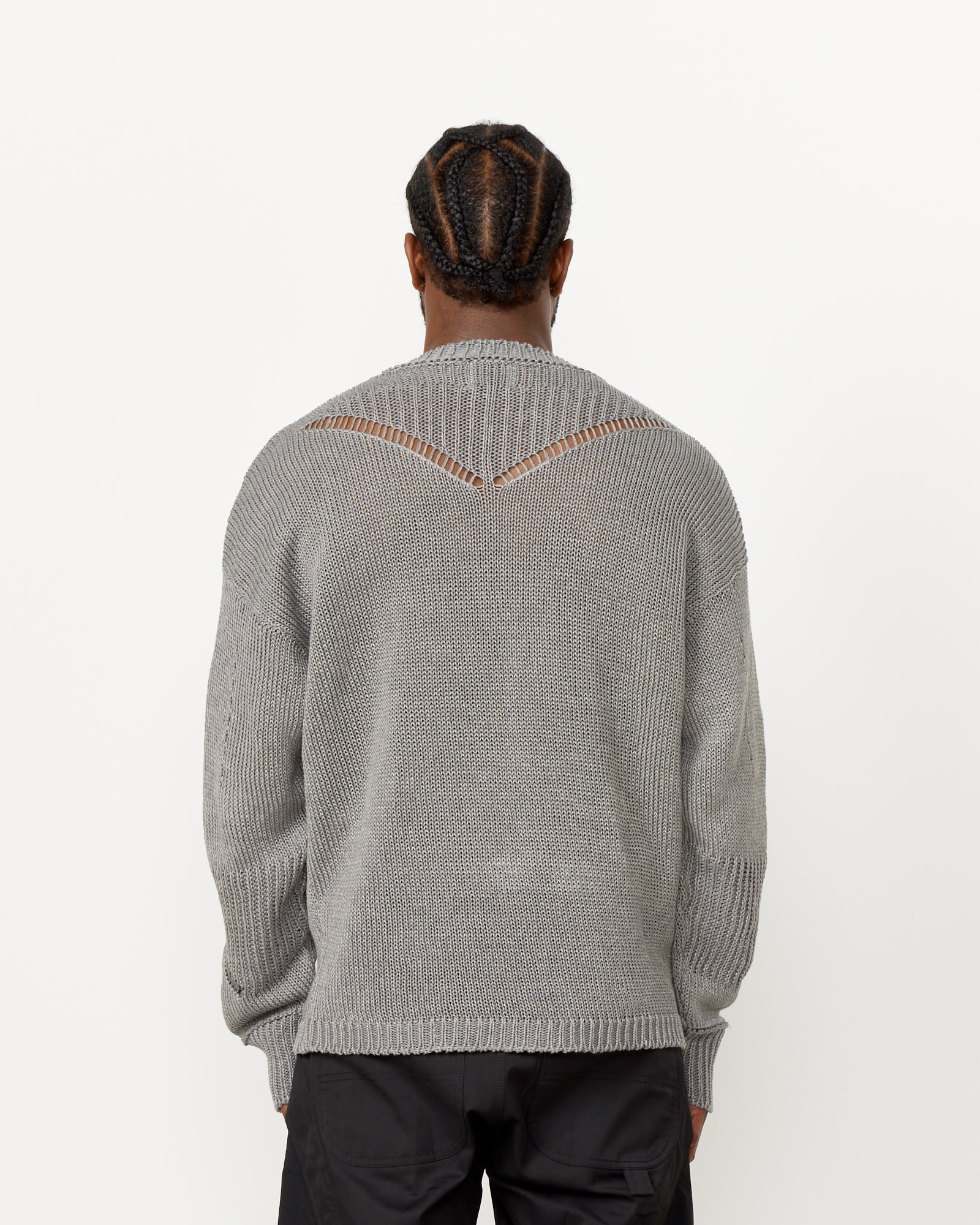 ROA Hemp Crewneck Grey - Grey / L (260017)