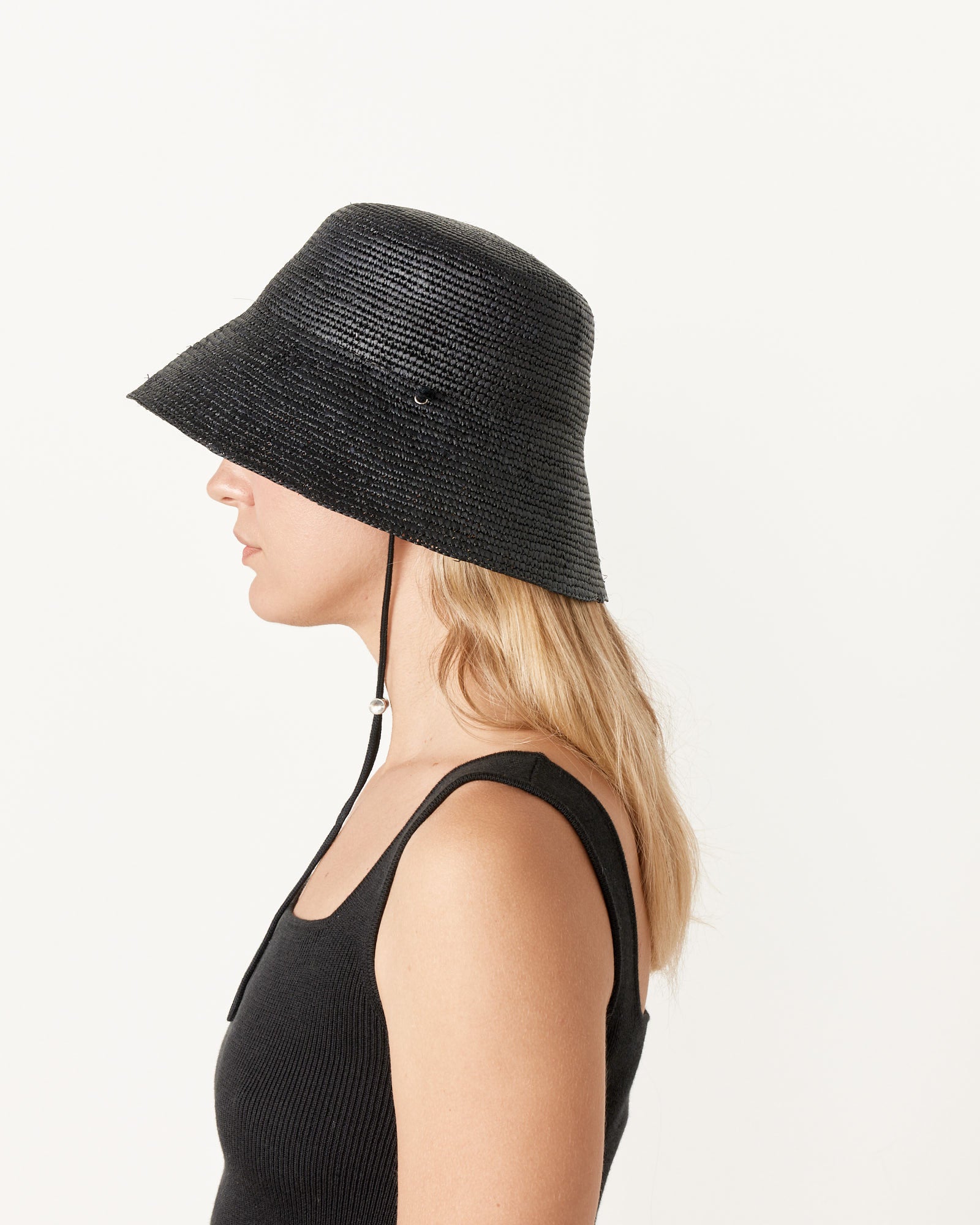 Aries Hat in Black - Black / S (260157)