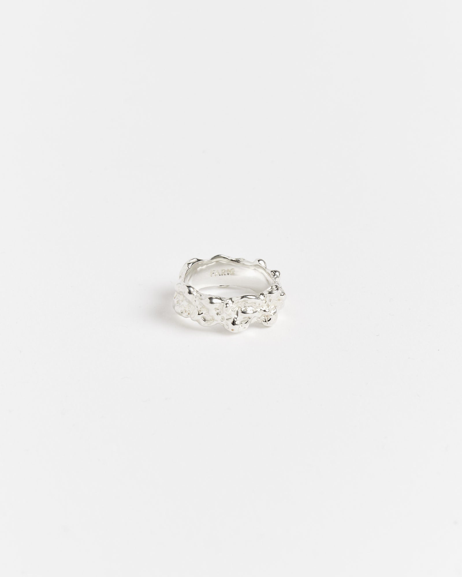 Lava Band Ring in Sterling Silver - Sterling Silver / 7 (260170)