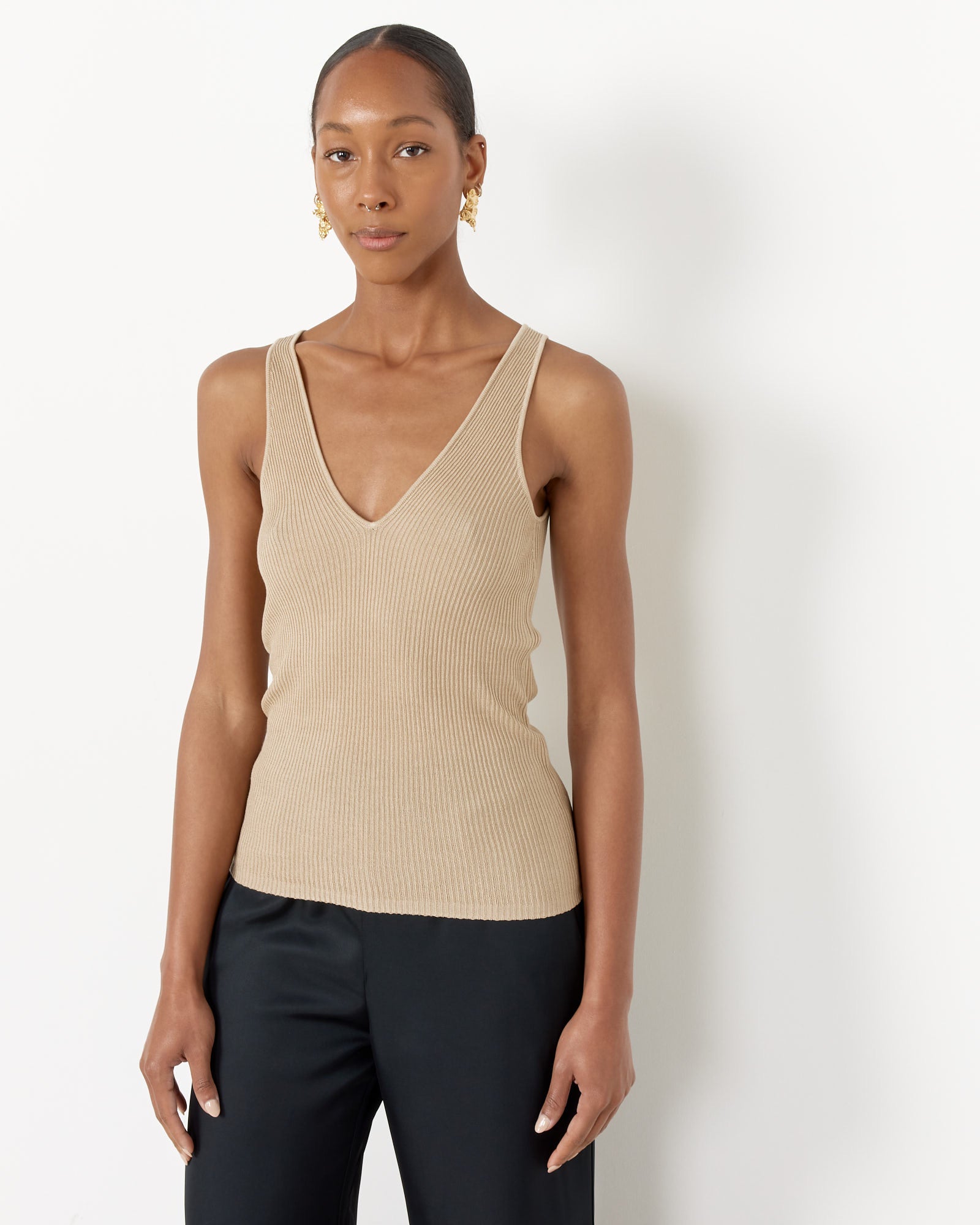 By Malene Birger Rory Knit Top Tehina - Tehina / XS (260185)