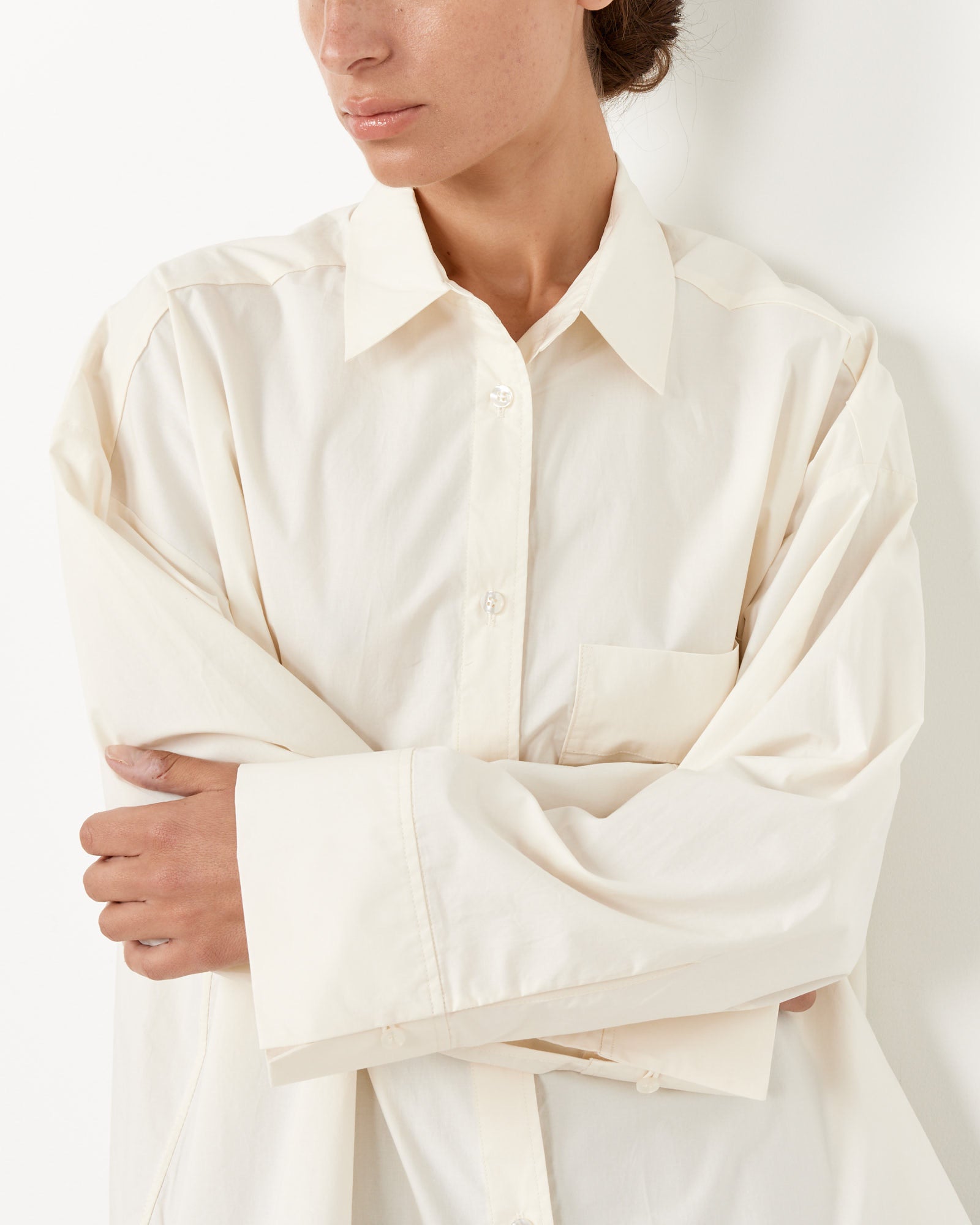 By Malene Birger Derris Shirt Whisper White - Whisper White / 36 (260210)