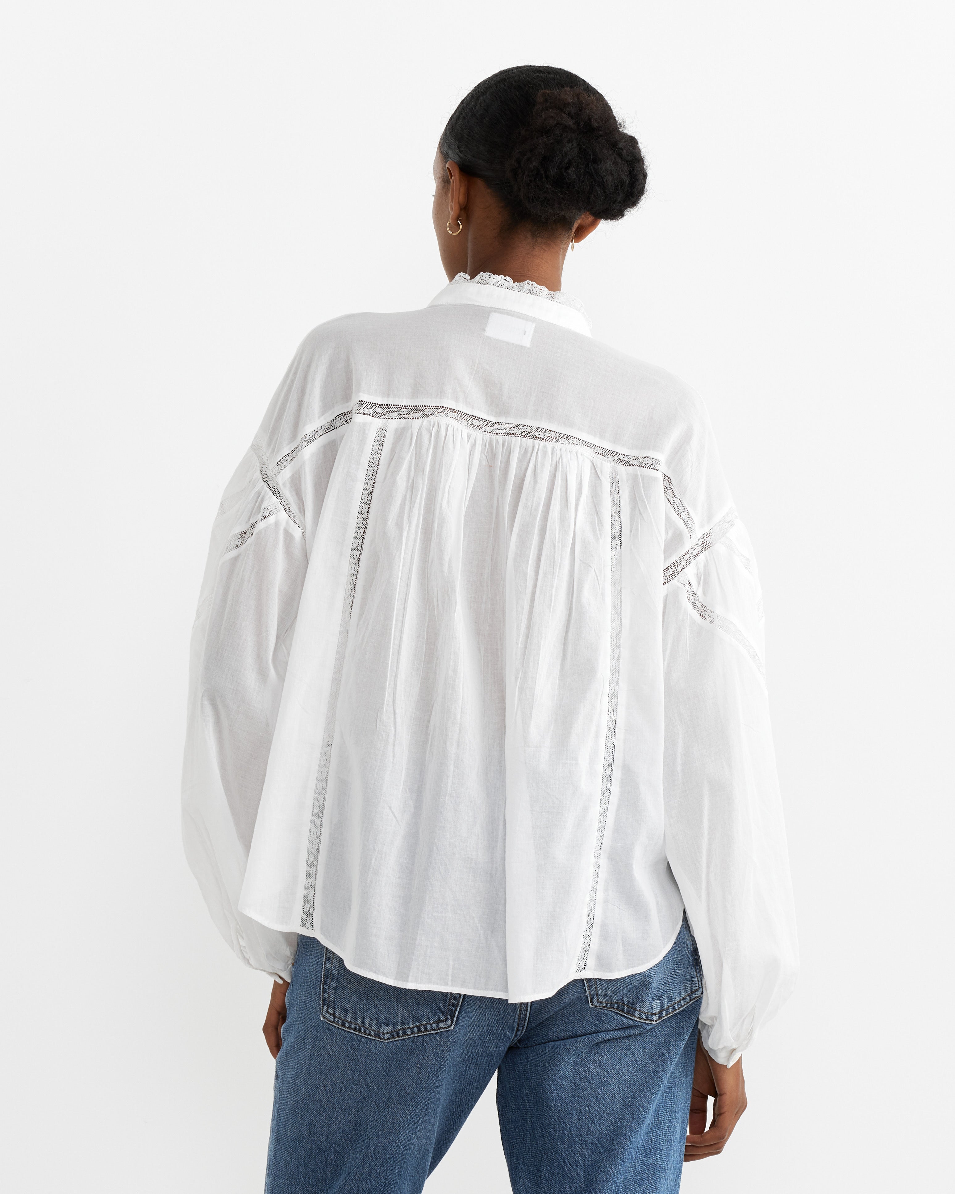 Isabel Marant Etoile Gelma Blouse White - White / 36 (260661)