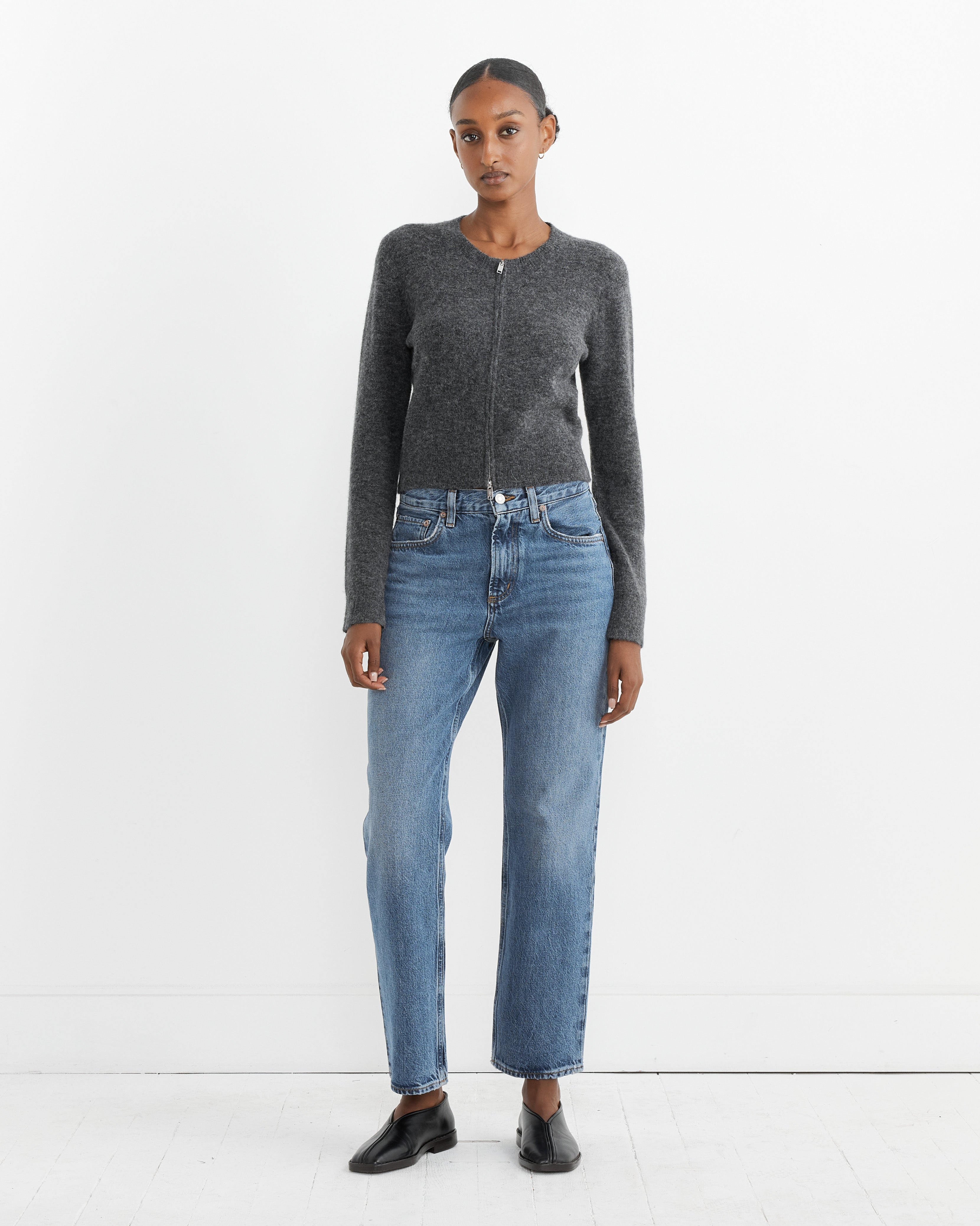 Isabel Marant Etoile Oaka Top Dark Grey - Dark Grey / 38 (260667)