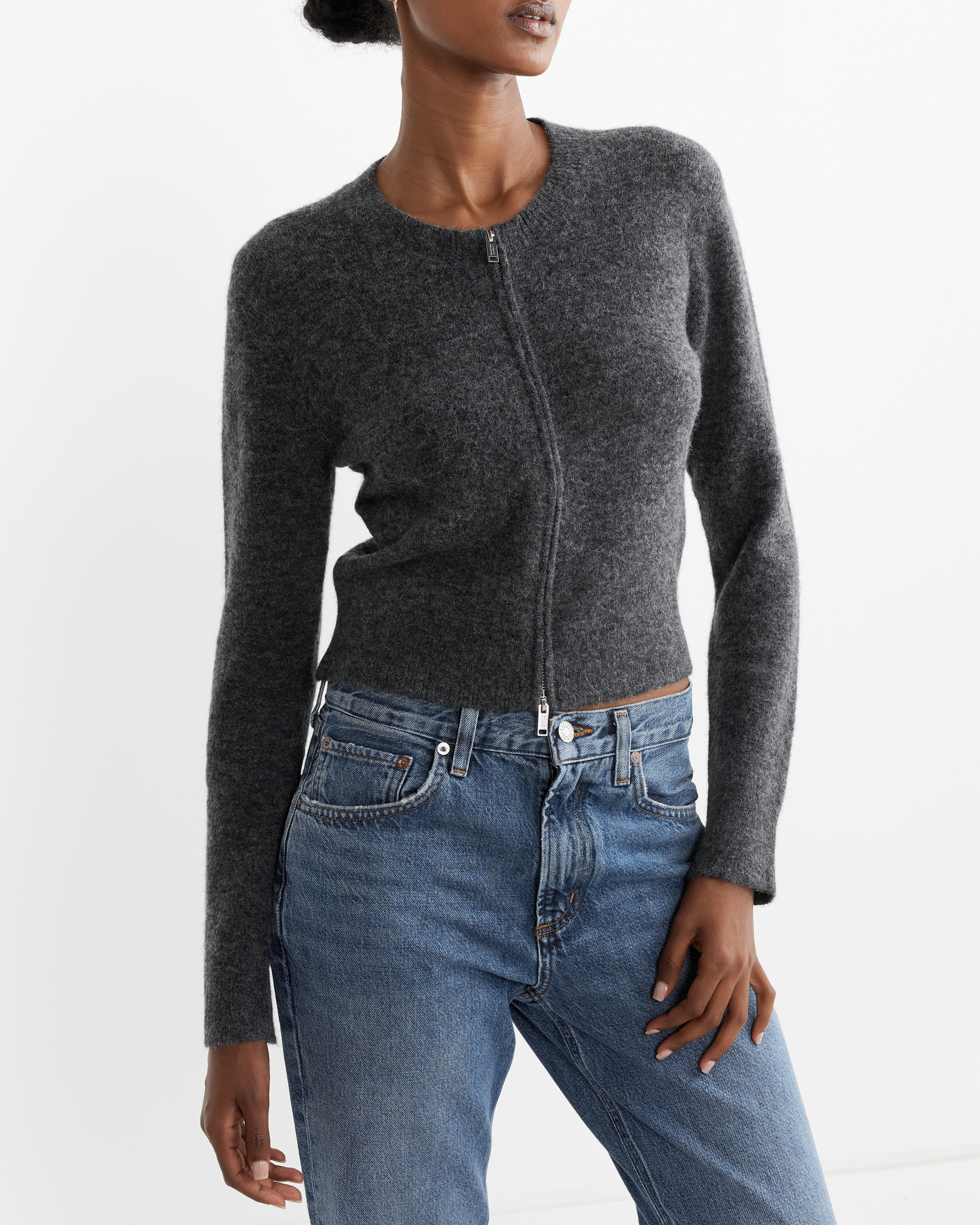 Isabel Marant Etoile Oaka Top Dark Grey - Dark Grey / 38 (260667)